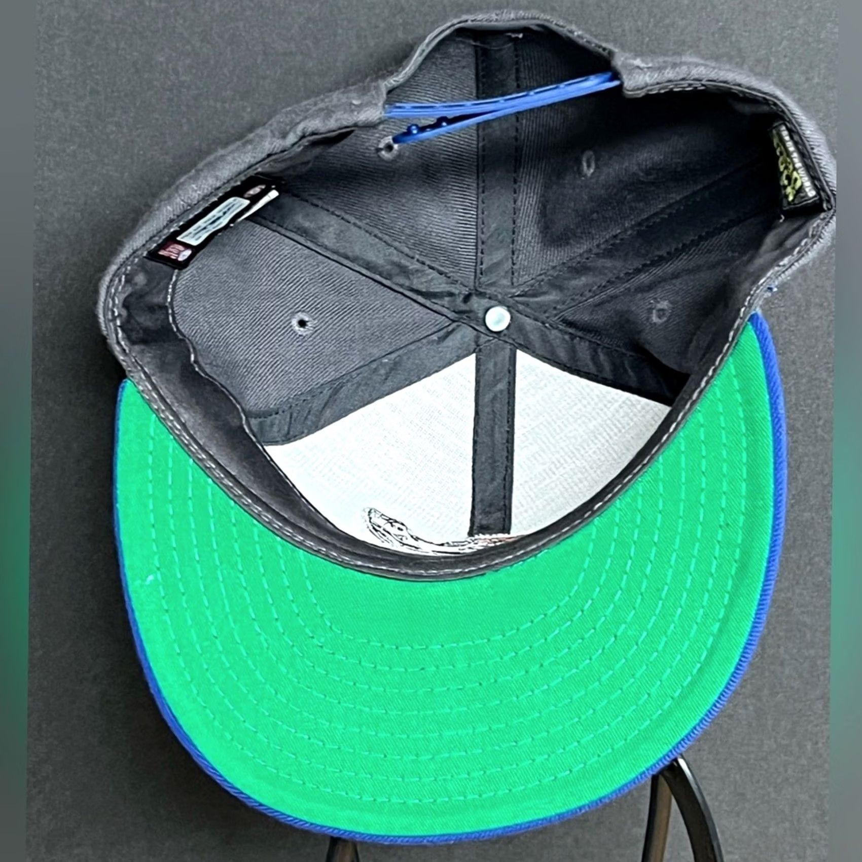Top Of The World Top of the World Hat Mens One Size Gray Florida Gators Embroidered Snapback Wool Acrylic Cap Size US M / EU 48-50 / 2 - 4 Thumbnail