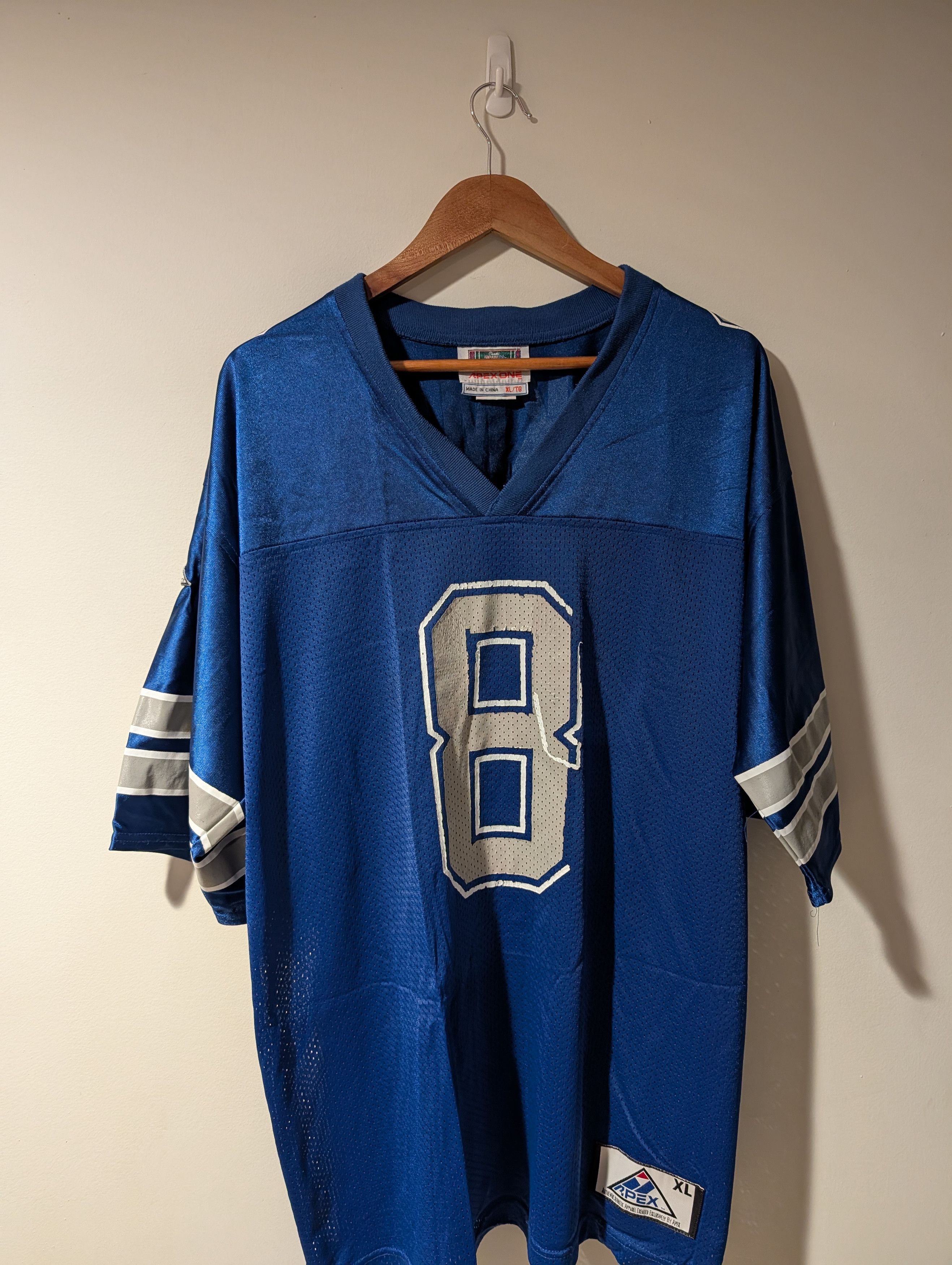 Apex One Vintage 90s Dallas Cowboys Troy Aikman Apex One NFL Jersey Size US XL / EU 56 / 4 - 9 Thumbnail