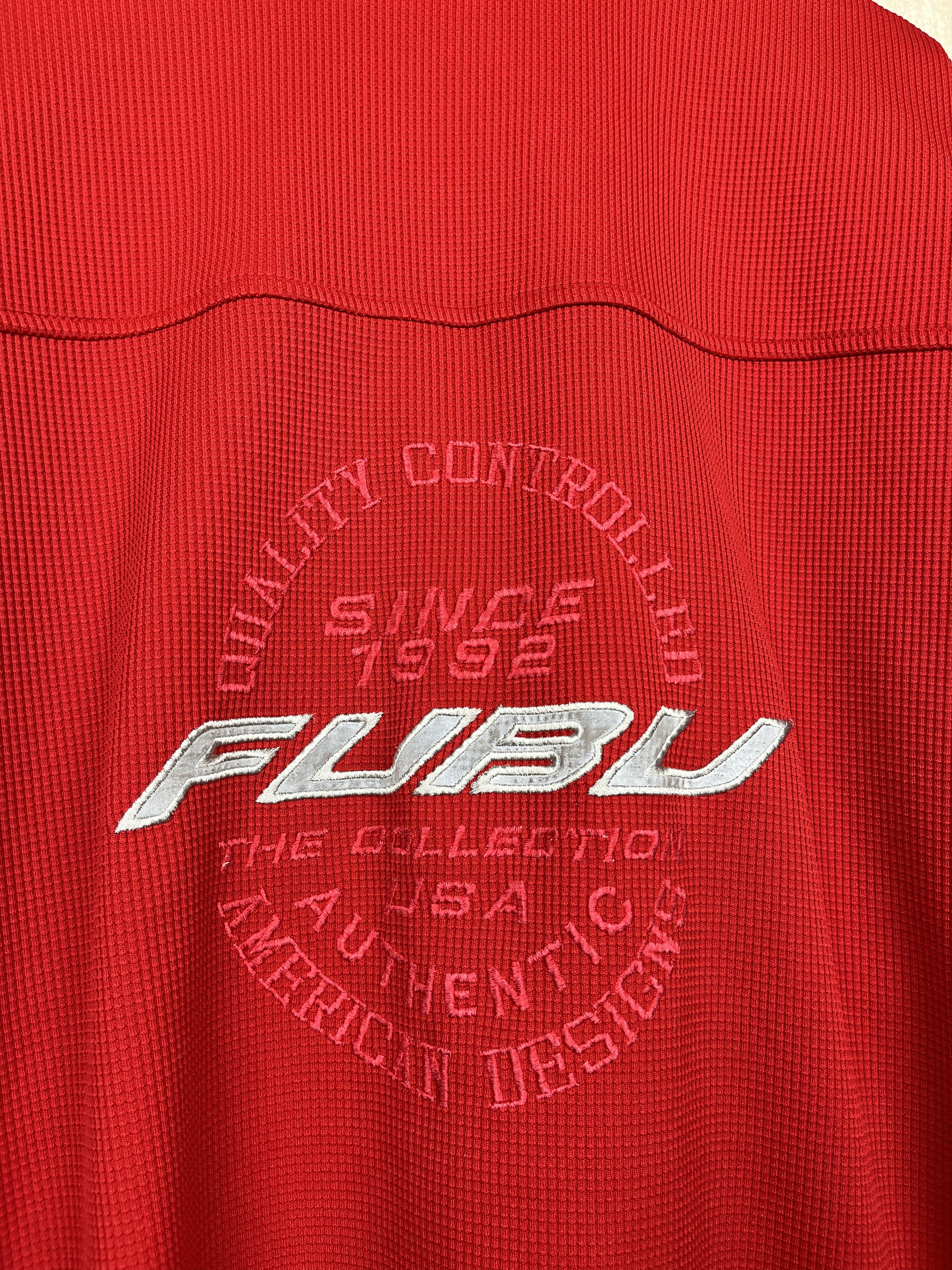 Fubu Vintage FUBU Sports Polo Rugby Shirt Long Sleeve Size US L / EU 52-54 / 3 - 5 Thumbnail
