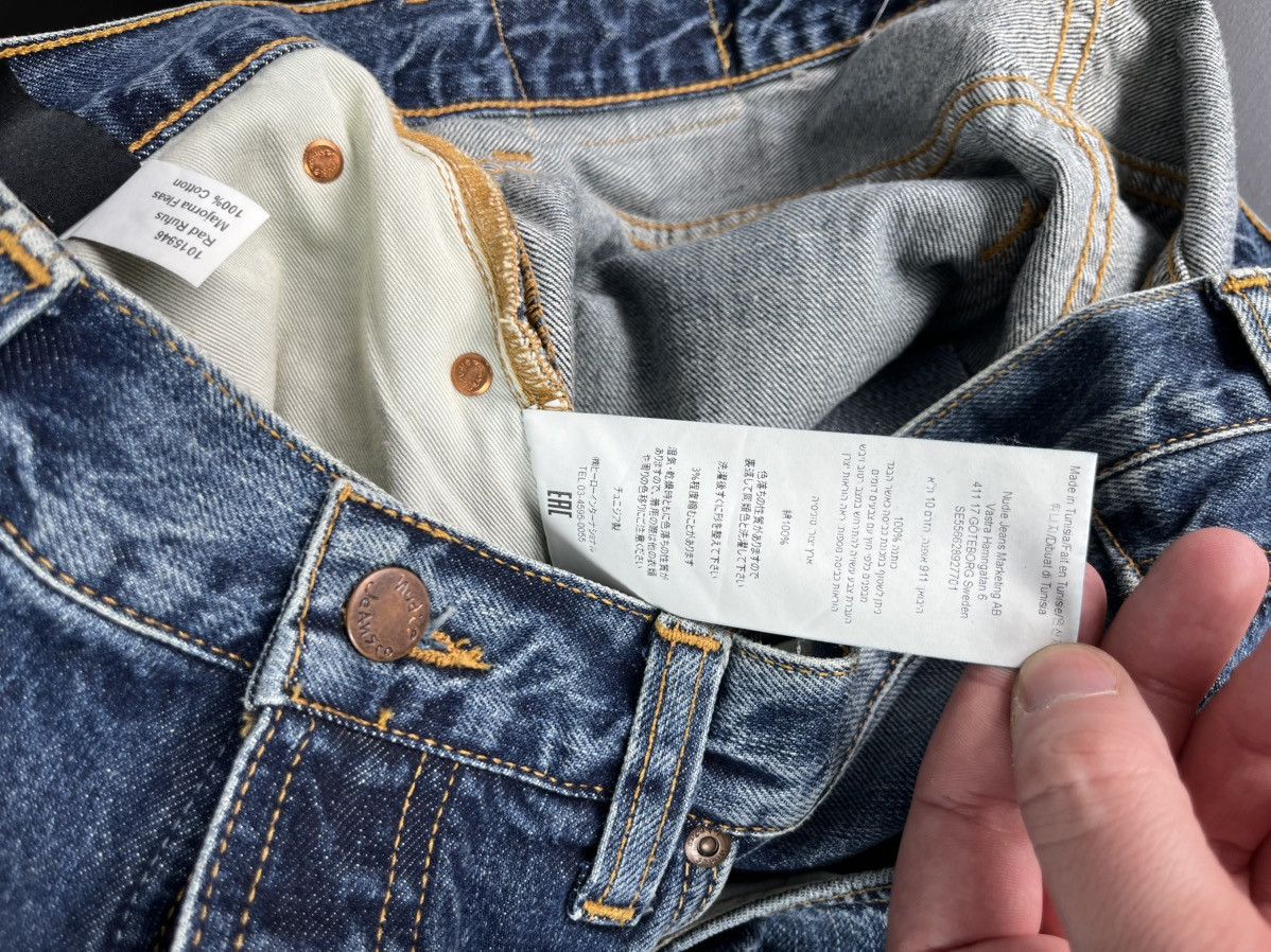 Nudie Jeans Nudie Jeans co denim distressed pants Size US 34 / EU 50 - 21 Thumbnail