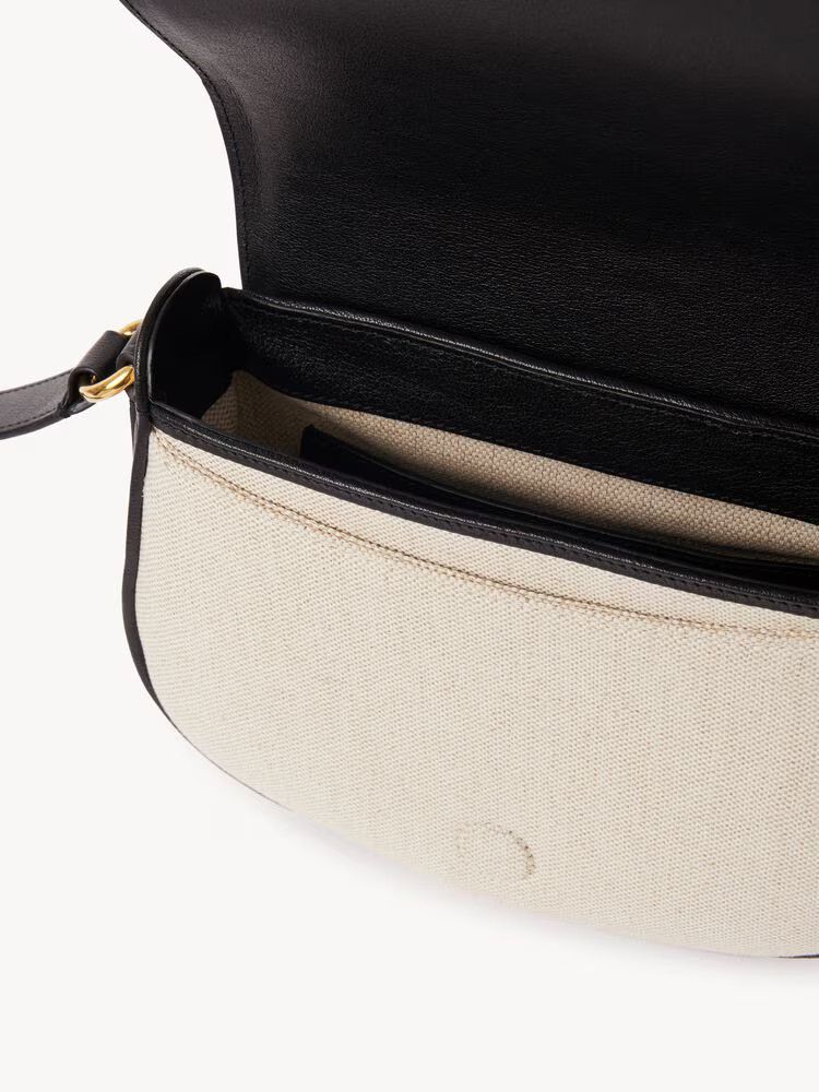 Chloe o1loc1c10226 Size: OS / Horse Medal Medium Bag Black/Beige Size ONE SIZE - 4 Thumbnail