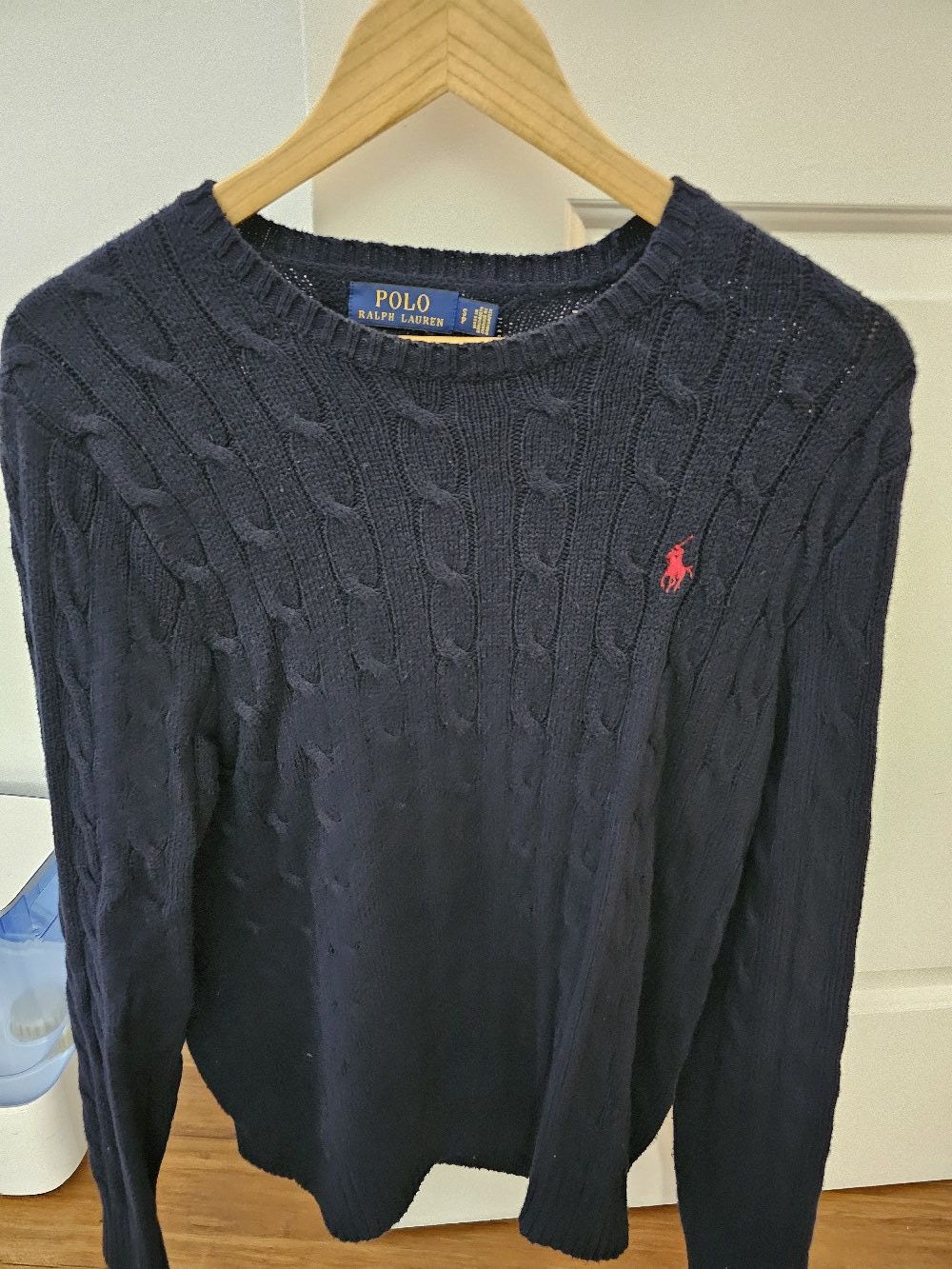 Polo Ralph Lauren Polo Ralph Lauren Cable Knit Sweater Size US S / EU 44-46 / 1 - 1 Thumbnail