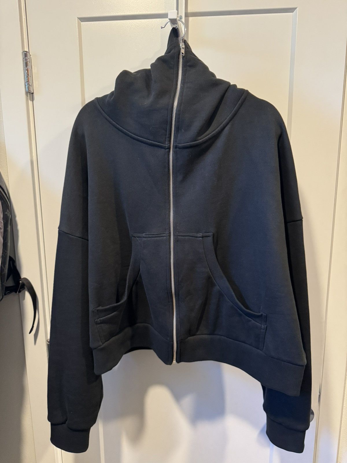 Entire Studios Entire Studios Washed Black Full Zip Hoodie