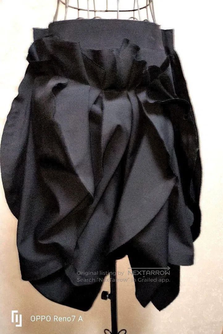 Comme des Garcons Comme Des Garcons size XS Black vintage lace design half s Size 23" - 4 Thumbnail