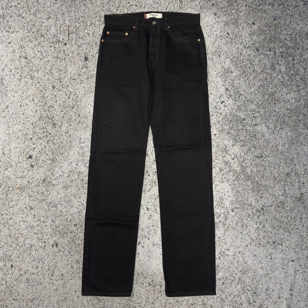 Levi's Vintage Levi’s 505 Black Denim Jeans Size US 34 / EU 50 - 2 Thumbnail