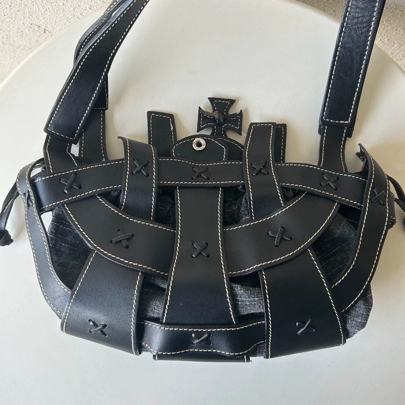 Vivienne Westwood Vivienne Westwood size os Vintage Saturn woven crossbody ba Size ONE SIZE - 4 Thumbnail