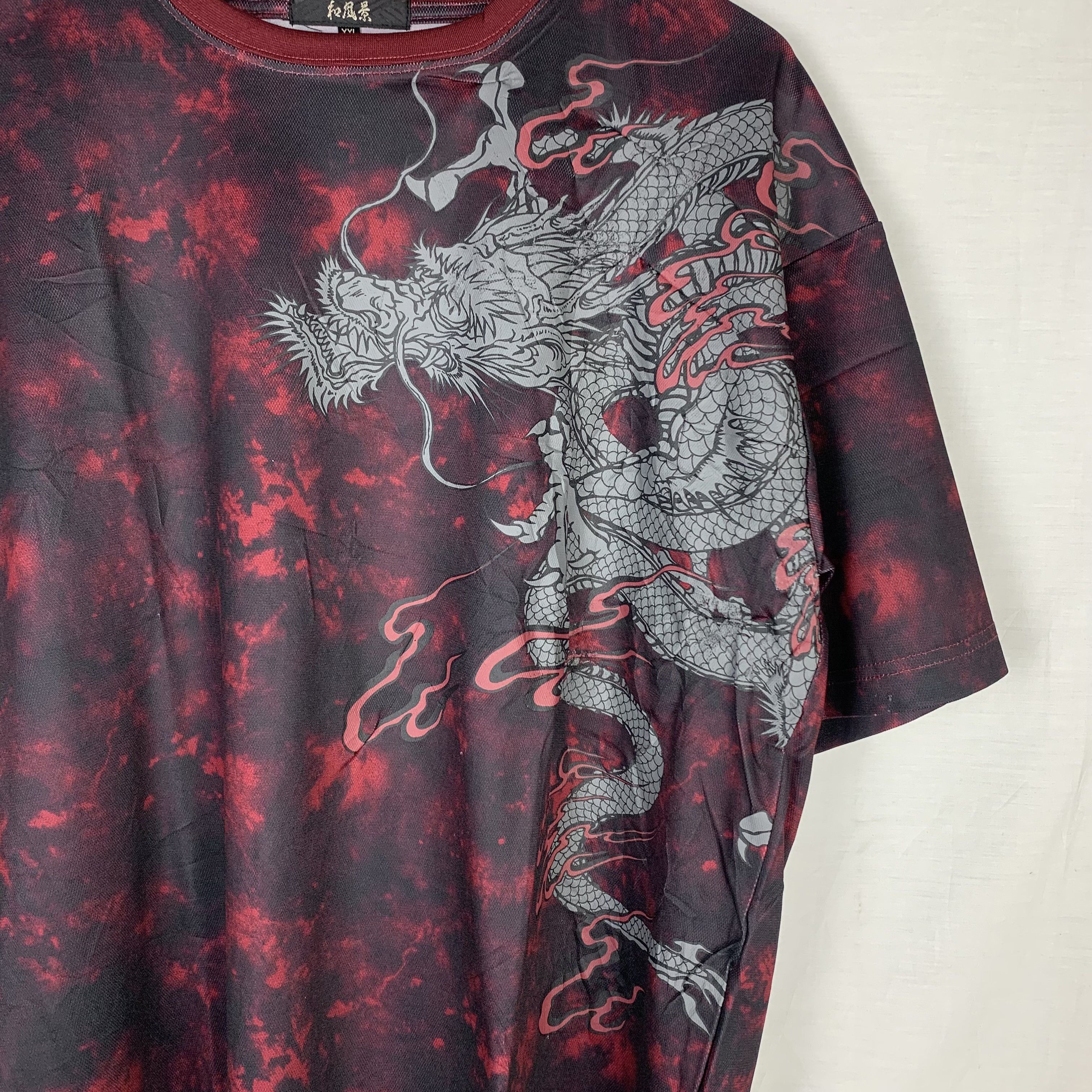 Japanese Brand Vintage Japanese Dragon Sukajan Tshirt Size US XL / EU 56 / 4 - 4 Thumbnail