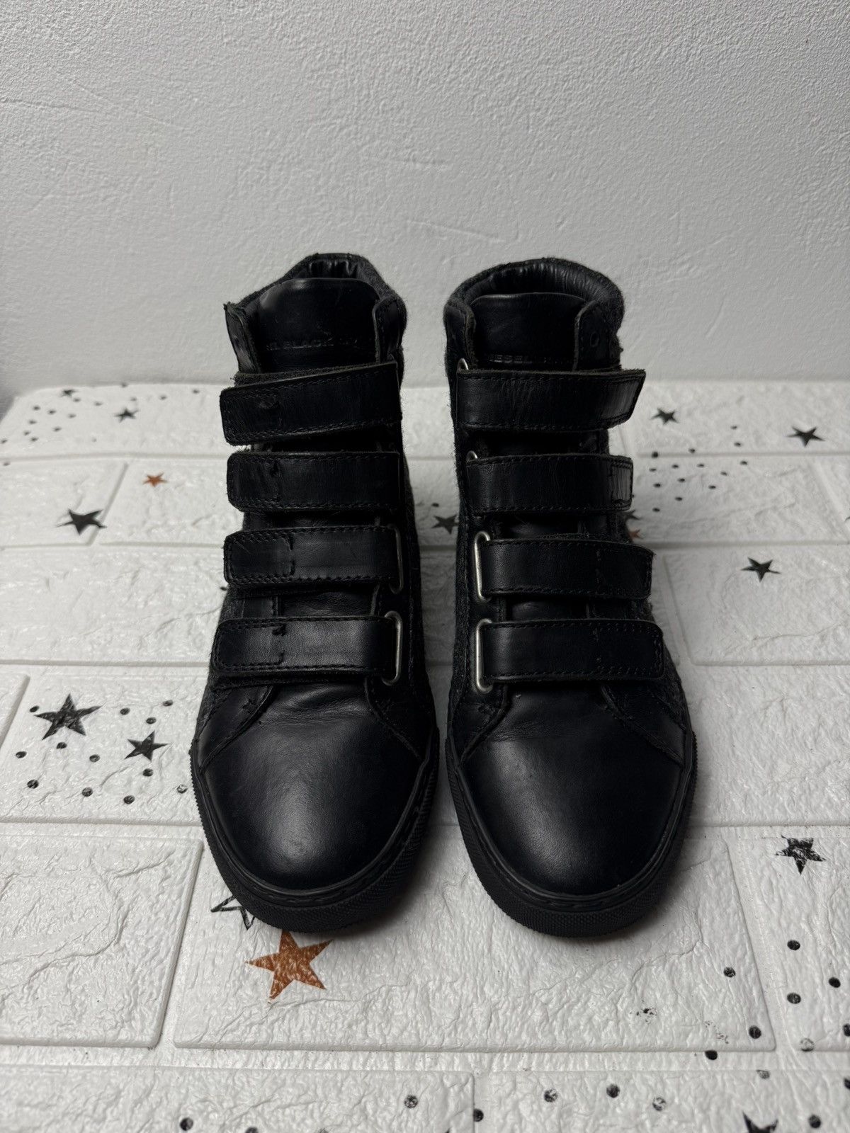 Diesel DIESEL BLACK GOLD Women's US6 UK4.5 EUR37 Sneakers Hi-Top Size US 6 / IT 36 - 3 Thumbnail
