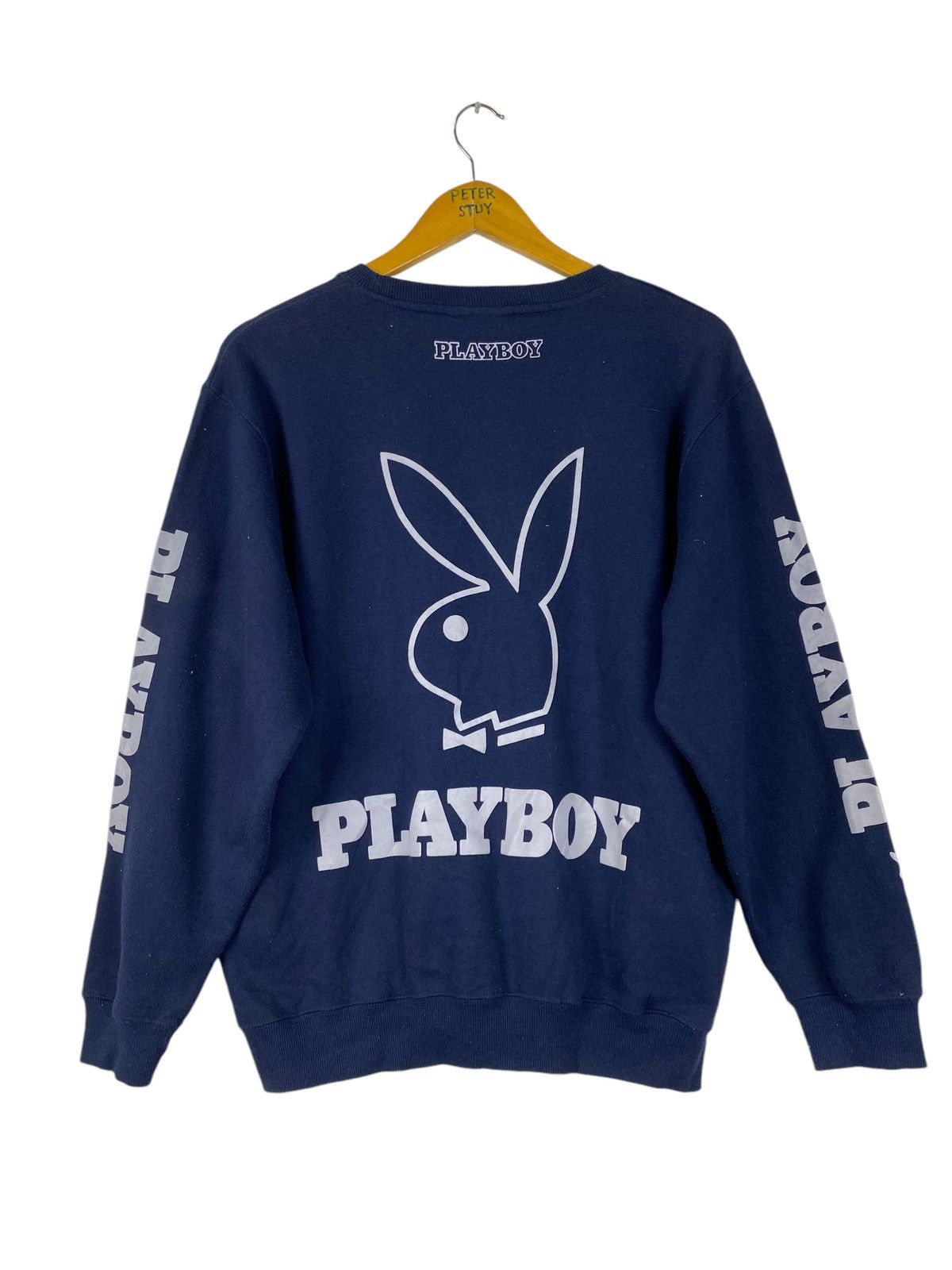 Playboy × Vintage Vintage Playboy big logo sweatshirt Size US M / EU 48-50 / 2 - 1 Thumbnail