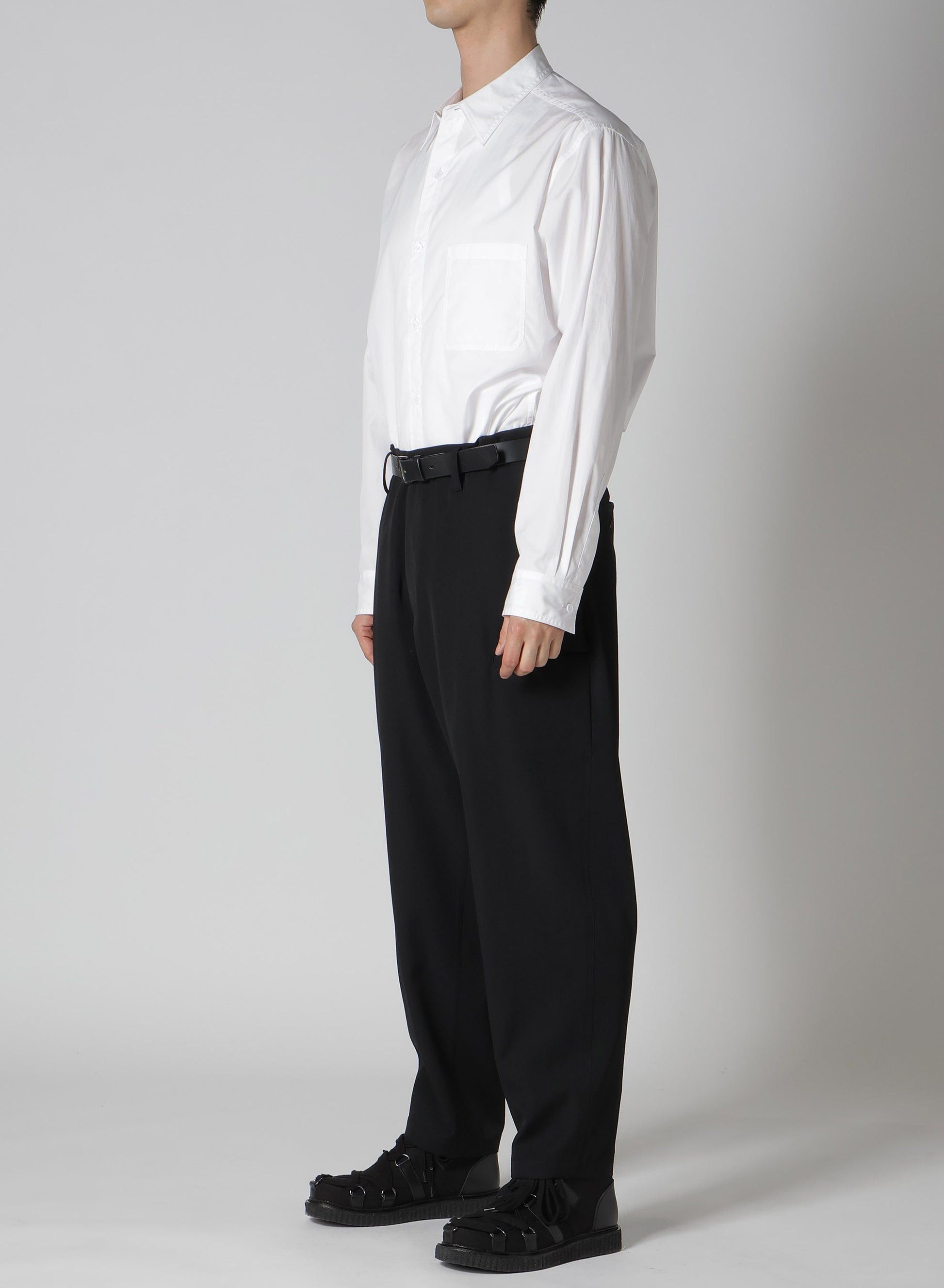 Yohji Yamamoto Yohji Yamamoto Pour Homme Wool SIDE 3ST TUCK PANTS TrouserS Size US 30 / EU 46 - 8 Thumbnail