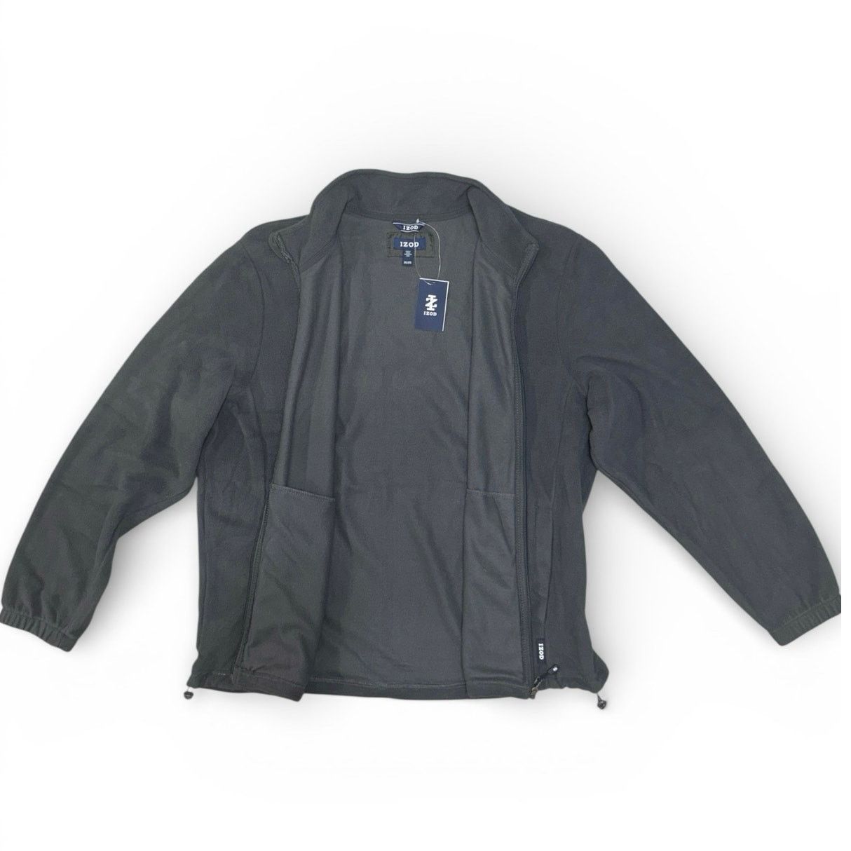 Izod Izod Men's Full Zip Fleece - Size: XXL - Color: Iron Gate Size US XXL / EU 58 / 5 - 2 Thumbnail