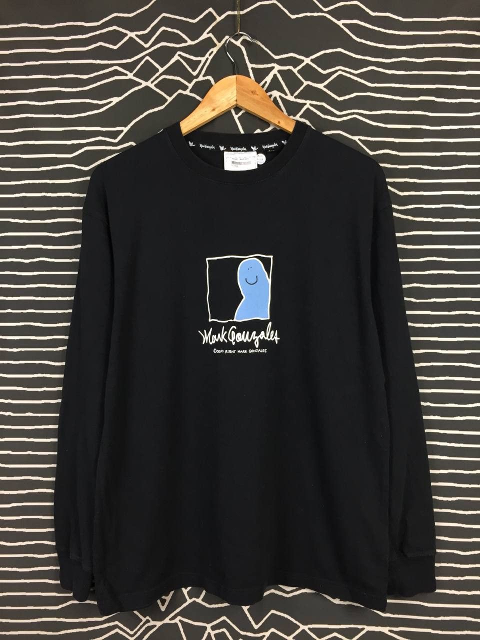 Vintage Vtg Mark Gonzales Skateboard longsleeve Tee Size US L / EU 52-54 / 3 - 2 Thumbnail