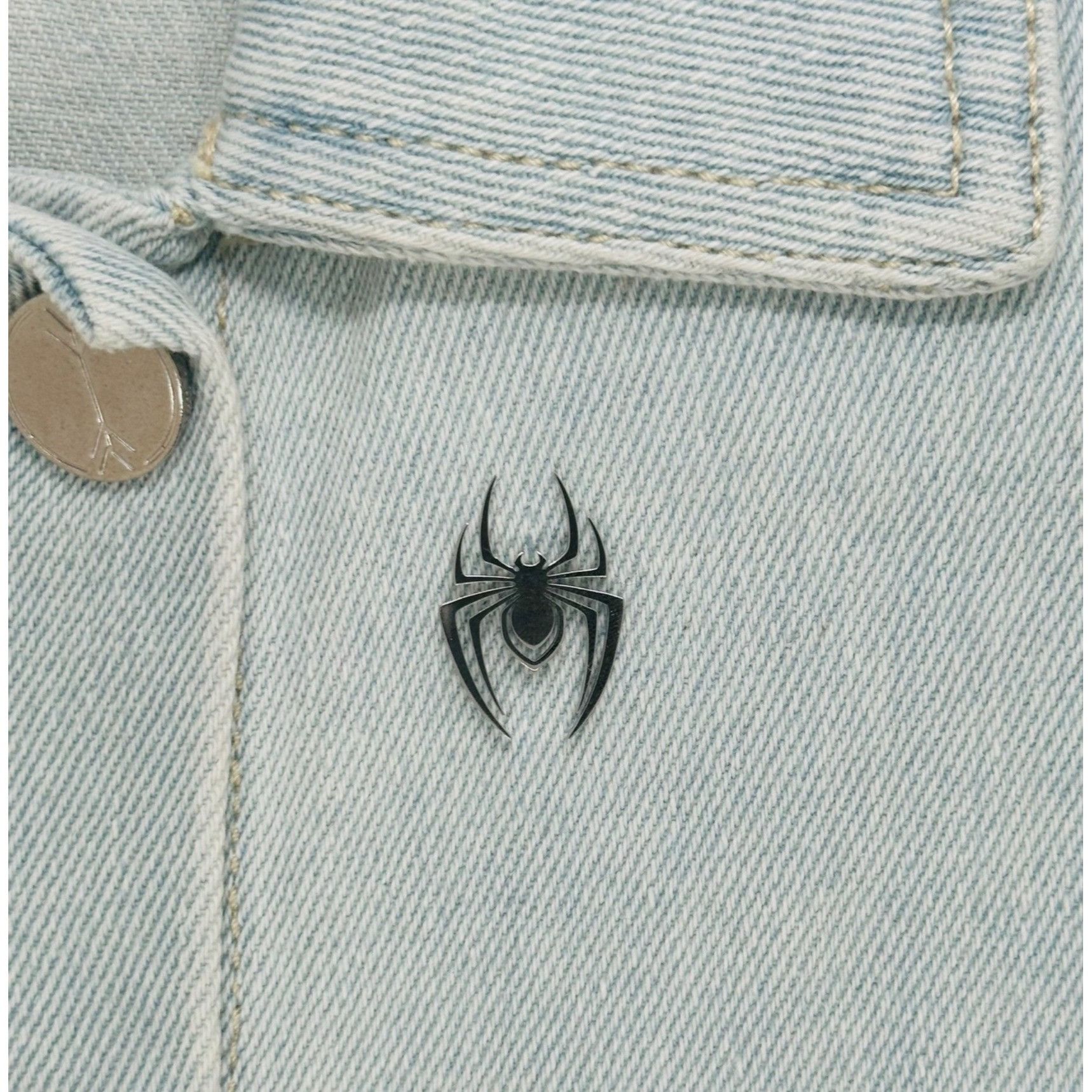 Other ✨Gothic Spider Brooch Stainless Steel Badge Pins Silver Colo Size ONE SIZE - 1 Thumbnail