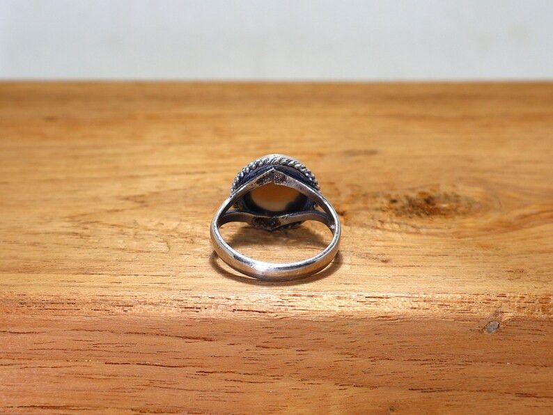 Handmade Smoky Quartz Ring, 925 Sterling Silver Handmade Boho Jewelry Size ONE SIZE - 7 Thumbnail