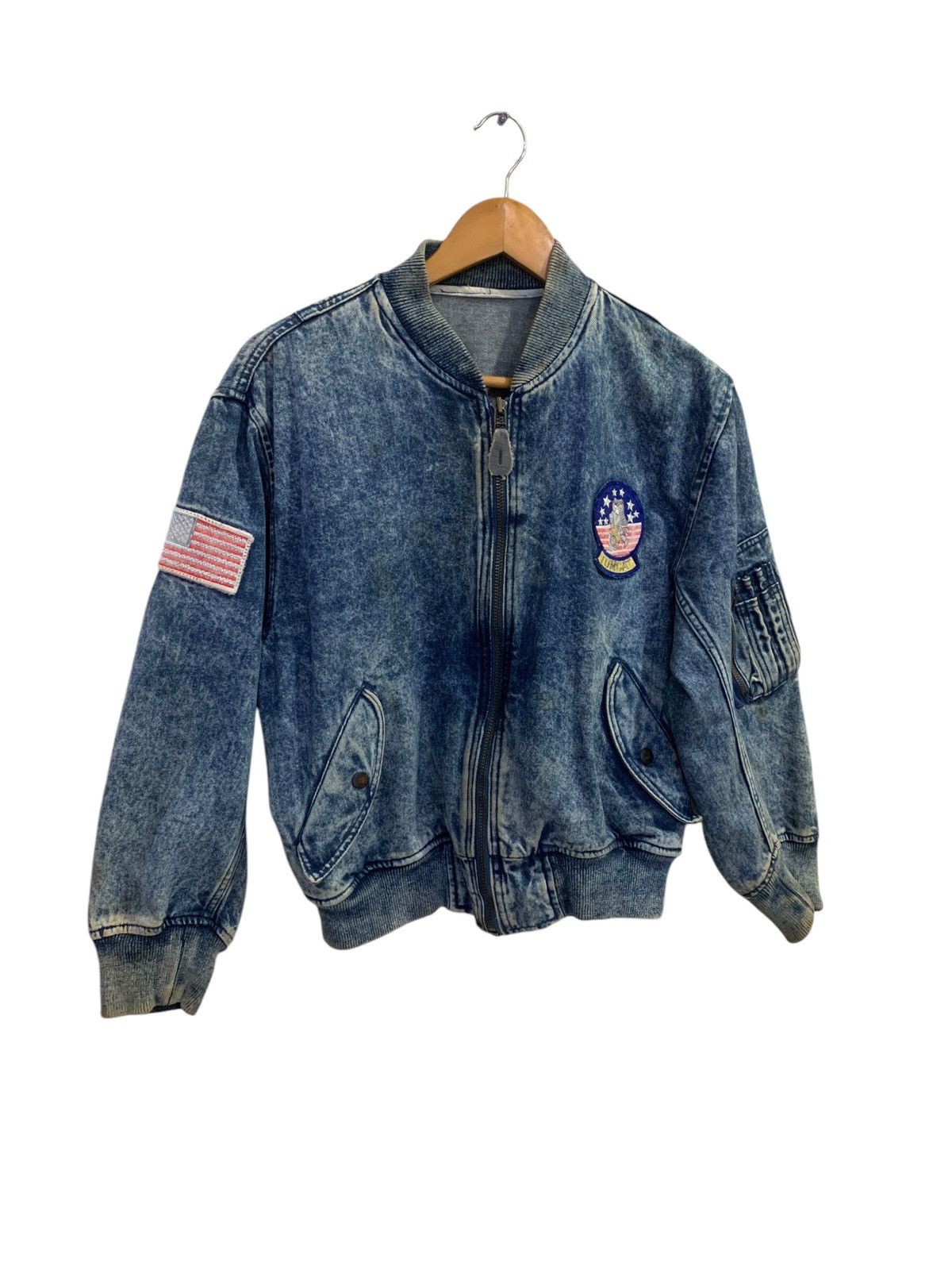 Vintage Vintage Tomcat Ma-1 Bomber Jacket Size US M / EU 48-50 / 2 - 2 Thumbnail