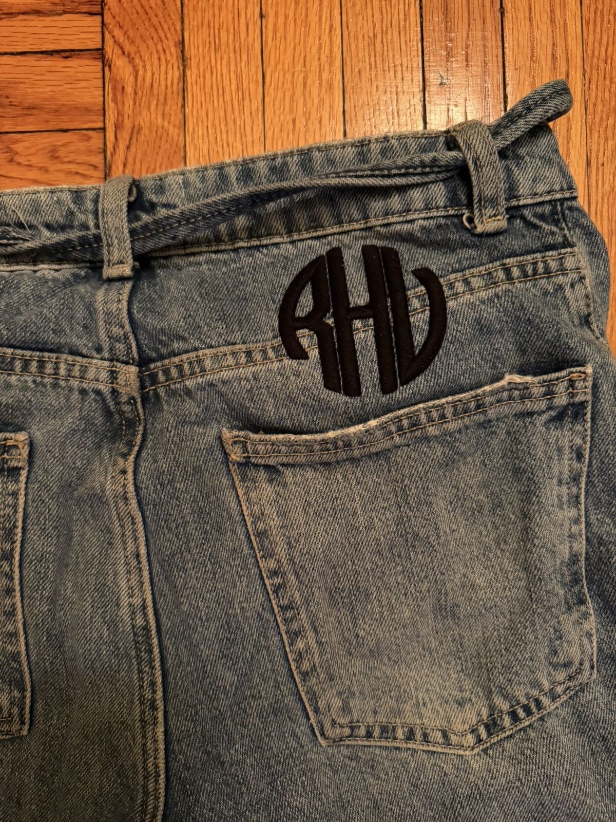 Rhude × Zara Baggy Flare Denim Size US 28 / EU 44 - 6 Thumbnail
