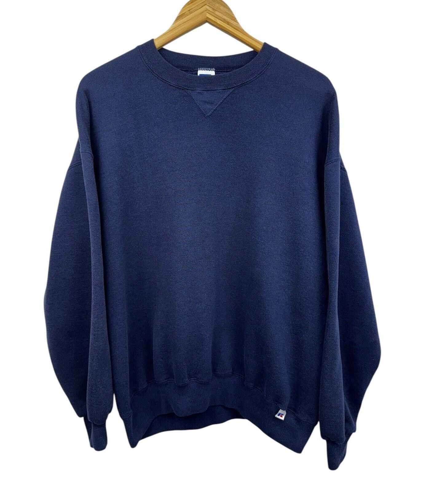 Russell Athletic Vintage Russell Athletic 90s Navy Blue USA Crewneck XL Size US 36 / EU 52 - 1 Thumbnail