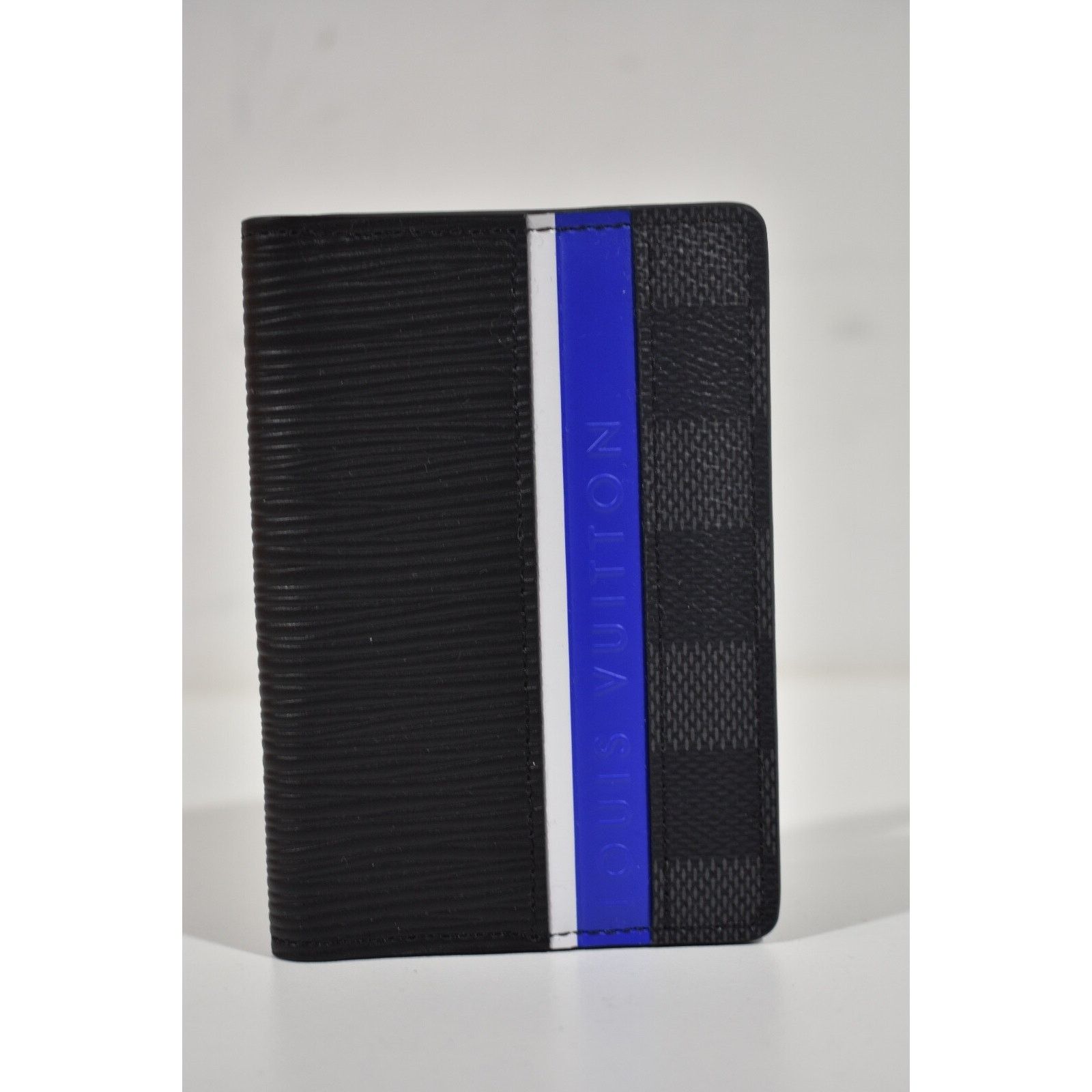Louis Vuitton Louis Vuitton Leather Black Stripe Pocket Organizer Wallet Size ONE SIZE - 2 Thumbnail