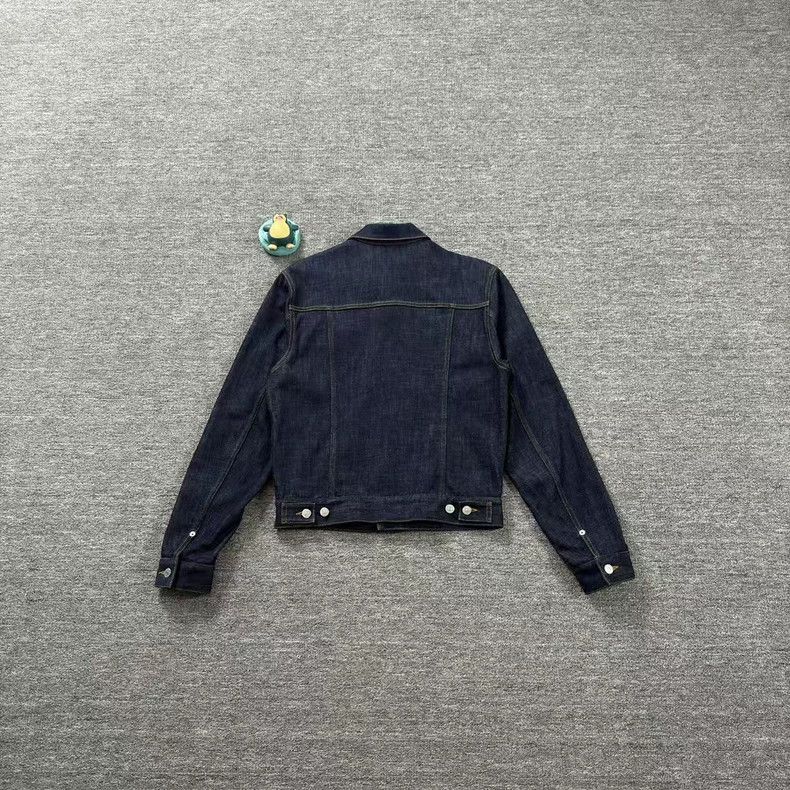 Dior Dior Blue Denim Jacket with Print Lining-2505 Size US L / EU 52-54 / 3 - 2 Thumbnail