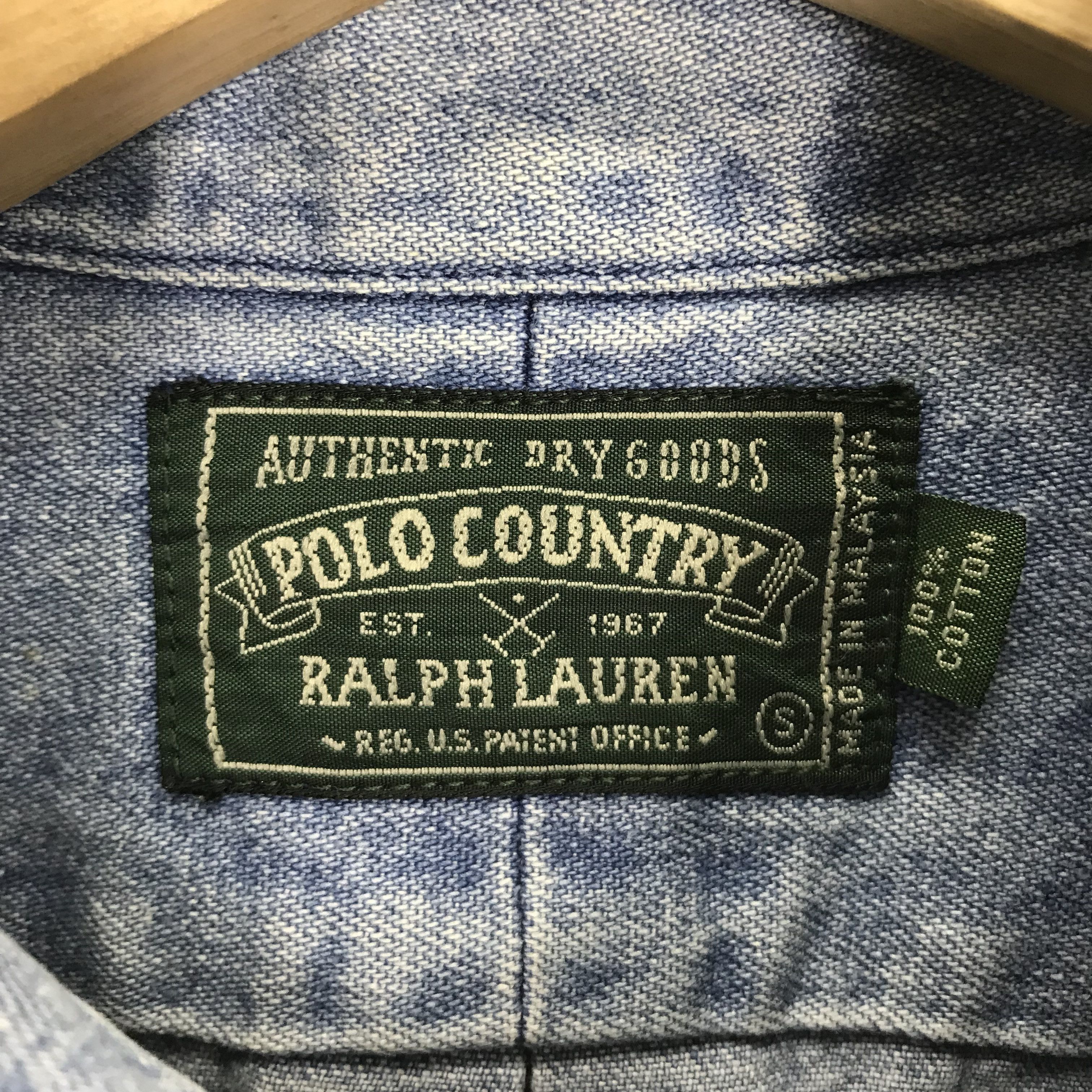 Polo Ralph Lauren × Ralph Lauren × Vintage Vintage 90's Polo Ralph Lauren Jeans Polo Pony Country Size US M / EU 48-50 / 2 - 11 Thumbnail