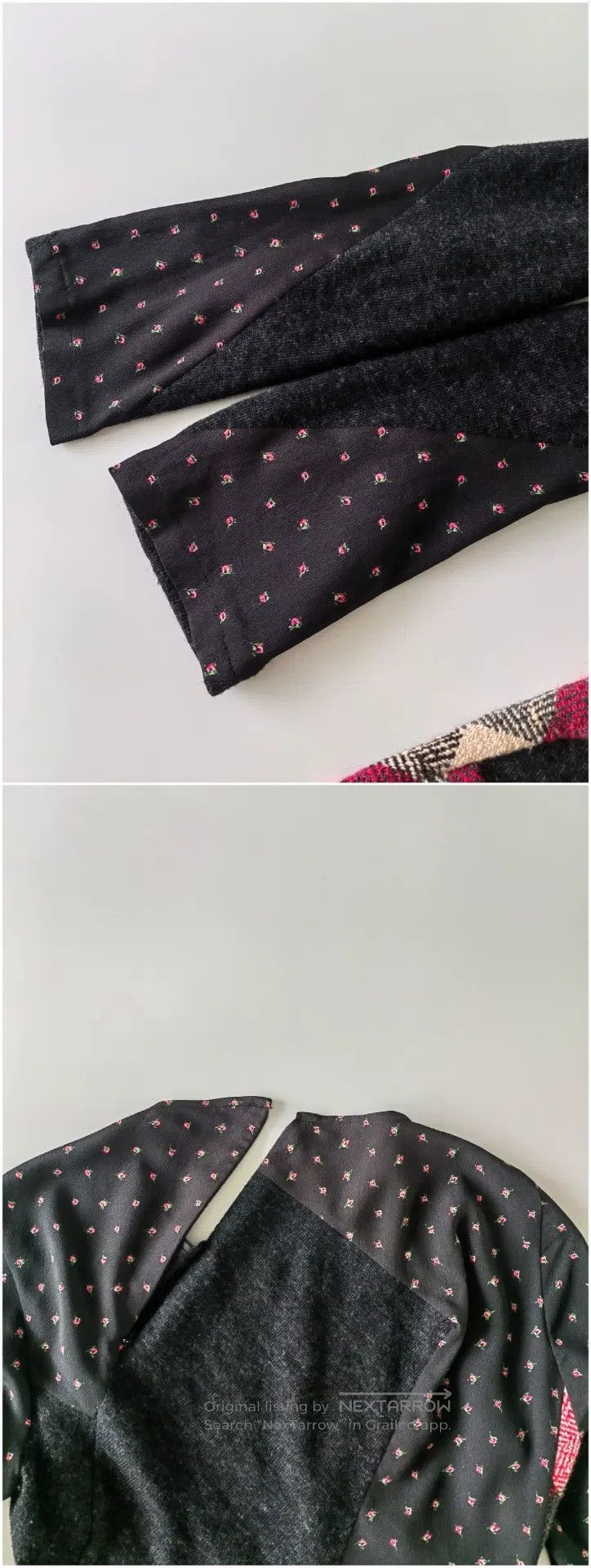 Comme des Garcons Comme Des Garcons Mixed material patchwork dress Size XS / US 0-2 / IT 36-38 - 8 Thumbnail