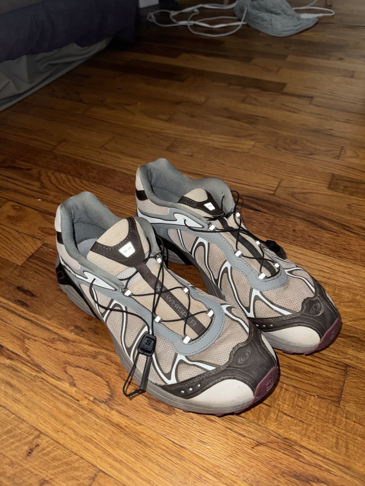 Salomon Salomon XT Whisper “Oxford Tan Sage” hiking sneakers Size US 12 / EU 45 - 3 Thumbnail