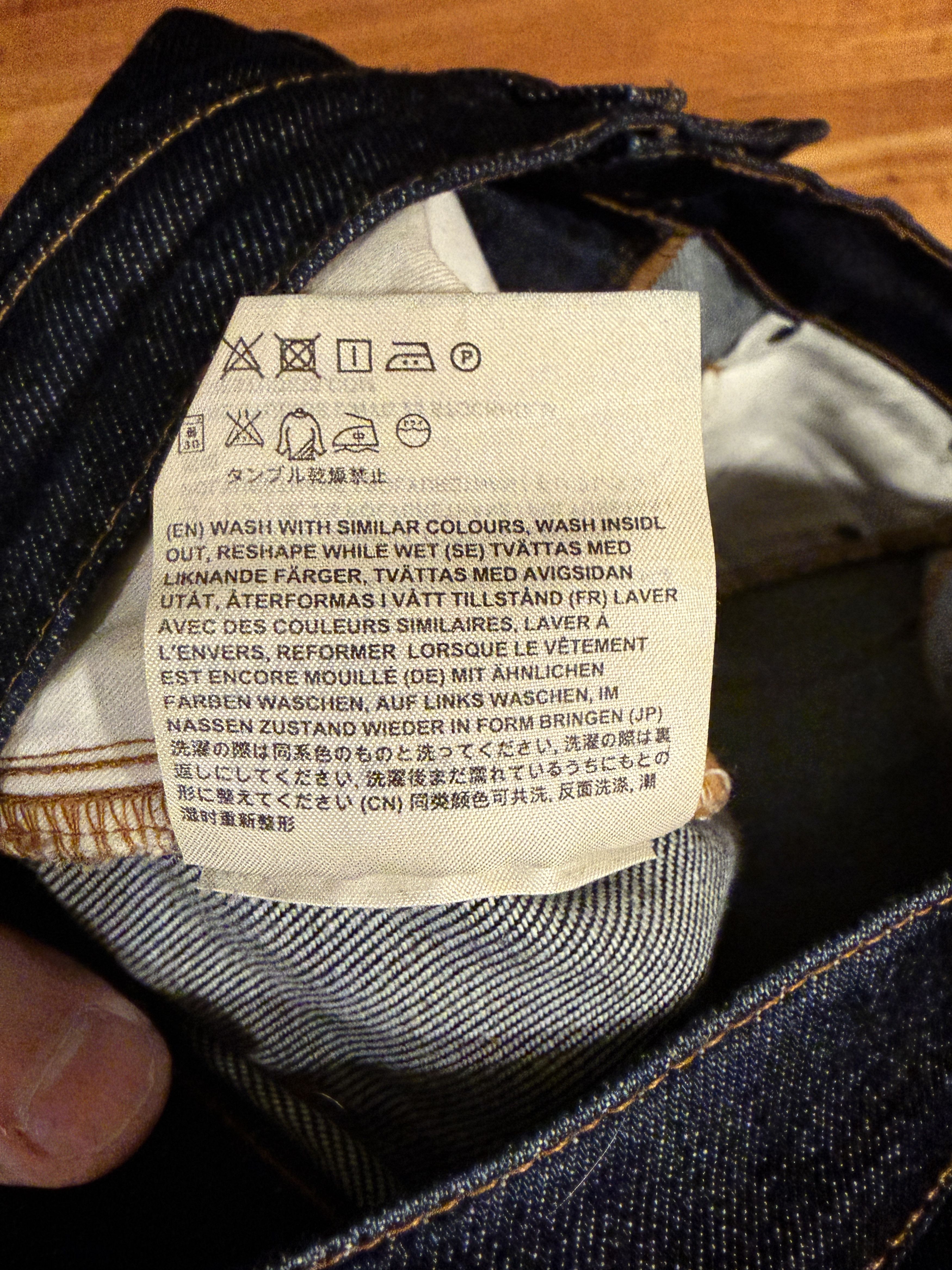 Acne Studios Max Stay Cash Dark Indigo Wash Skinny Jean 30/32 Size US 30 / EU 46 - 6 Thumbnail