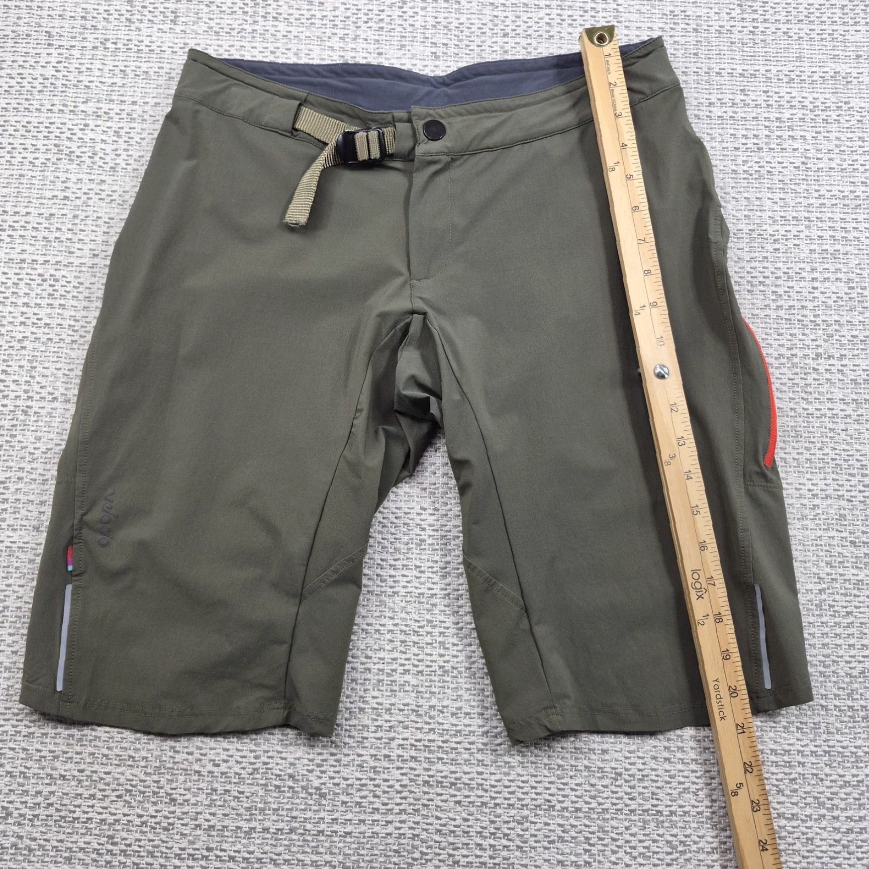 Vintage Vaude Trail Shorts Mens Small Green Biker Adjustable Belt Reflective Cycling Shirt? Size US 29 - 2 Thumbnail
