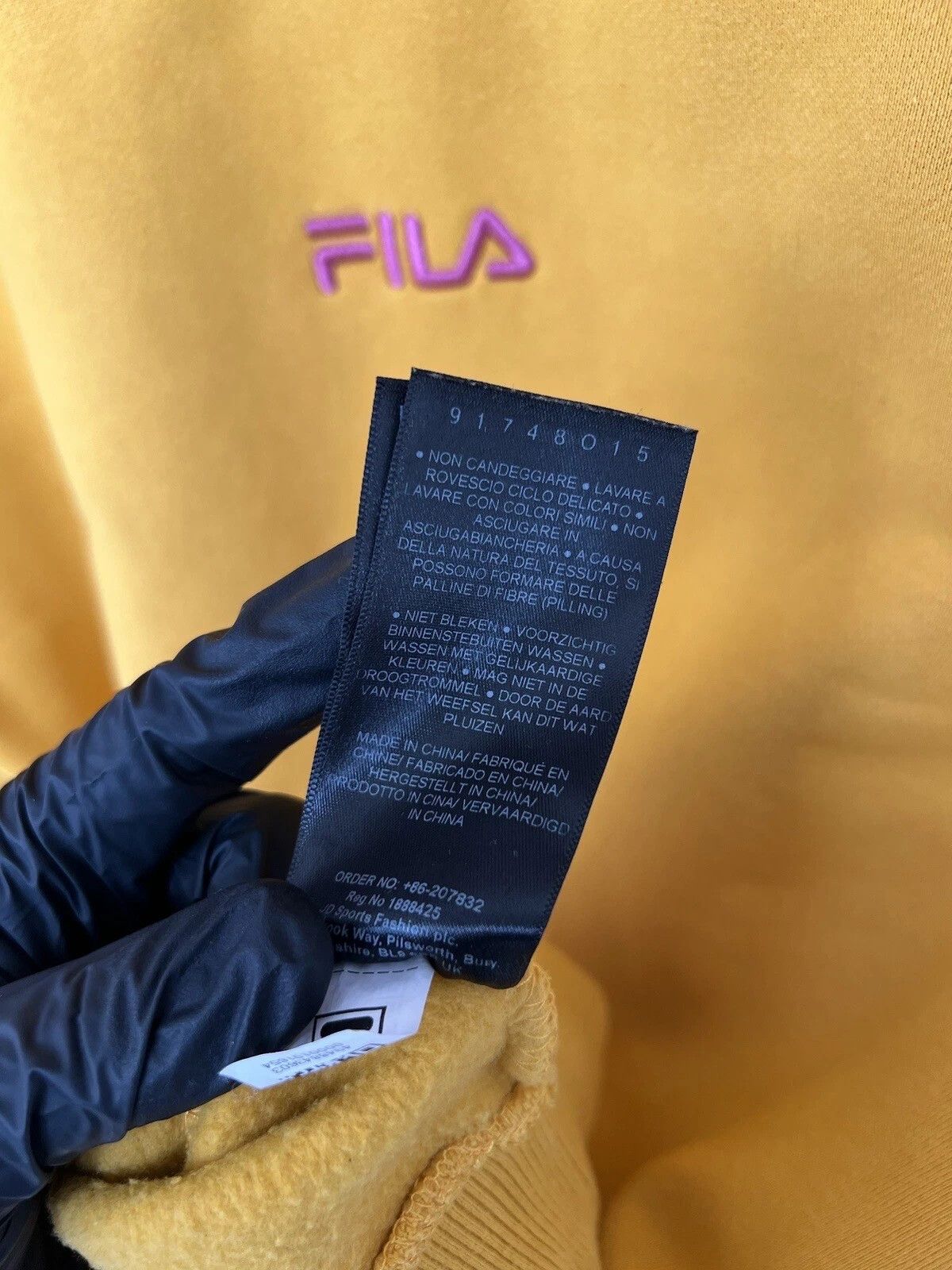 Fila Fila Embroidered Logo Sweatshirt Mens Size M Size US M / EU 48-50 / 2 - 10 Thumbnail