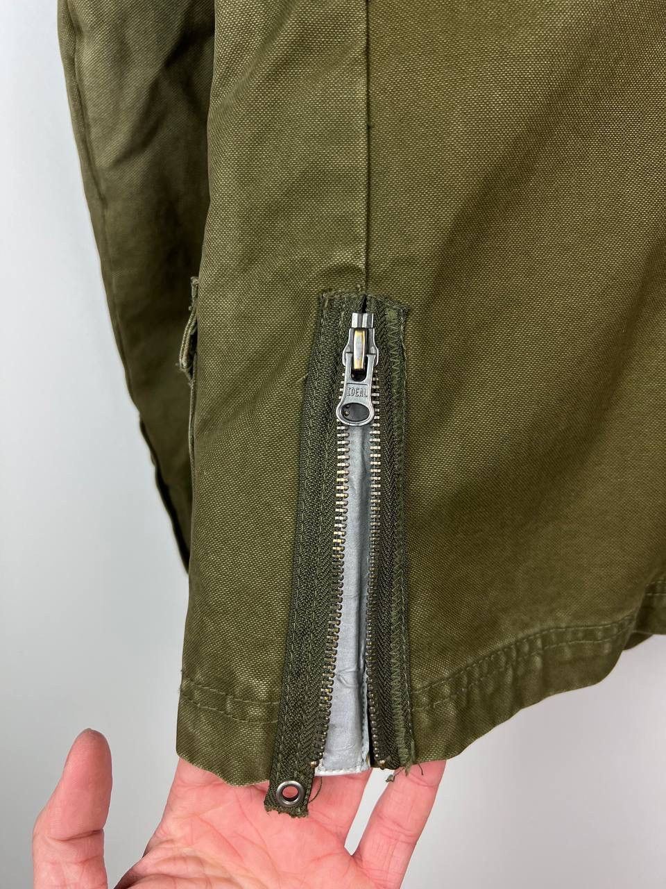 Diesel Diesel SK-Y78 khaki cotton leather trim blazer jacket Size US M / EU 48-50 / 2 - 13 Thumbnail