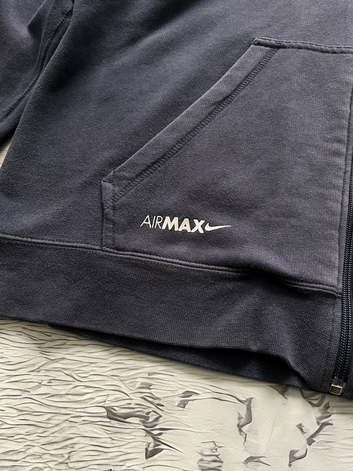 Vintage Nike Y2K Air Max Vintage Zip Hoodie Streetwear Blue Size US L / EU 52-54 / 3 - 4 Thumbnail