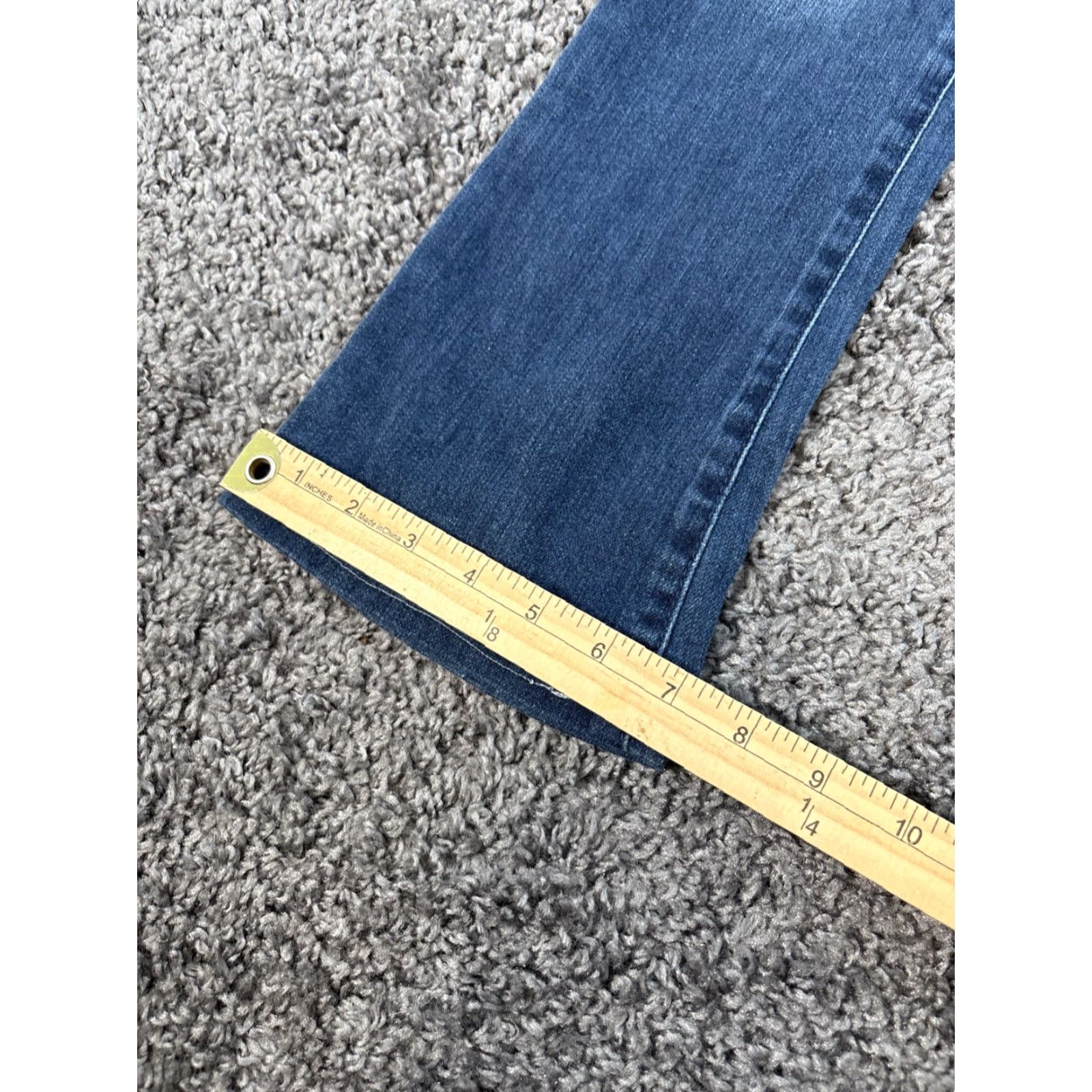Gap VINTAGE Abercrombie Gap Jeans Low Rise Flared 27x30 Blue Denim 90s Women Reg Inseam 30 Regular Size 4 Size 27" / US 4 / IT 40 - 3 Thumbnail
