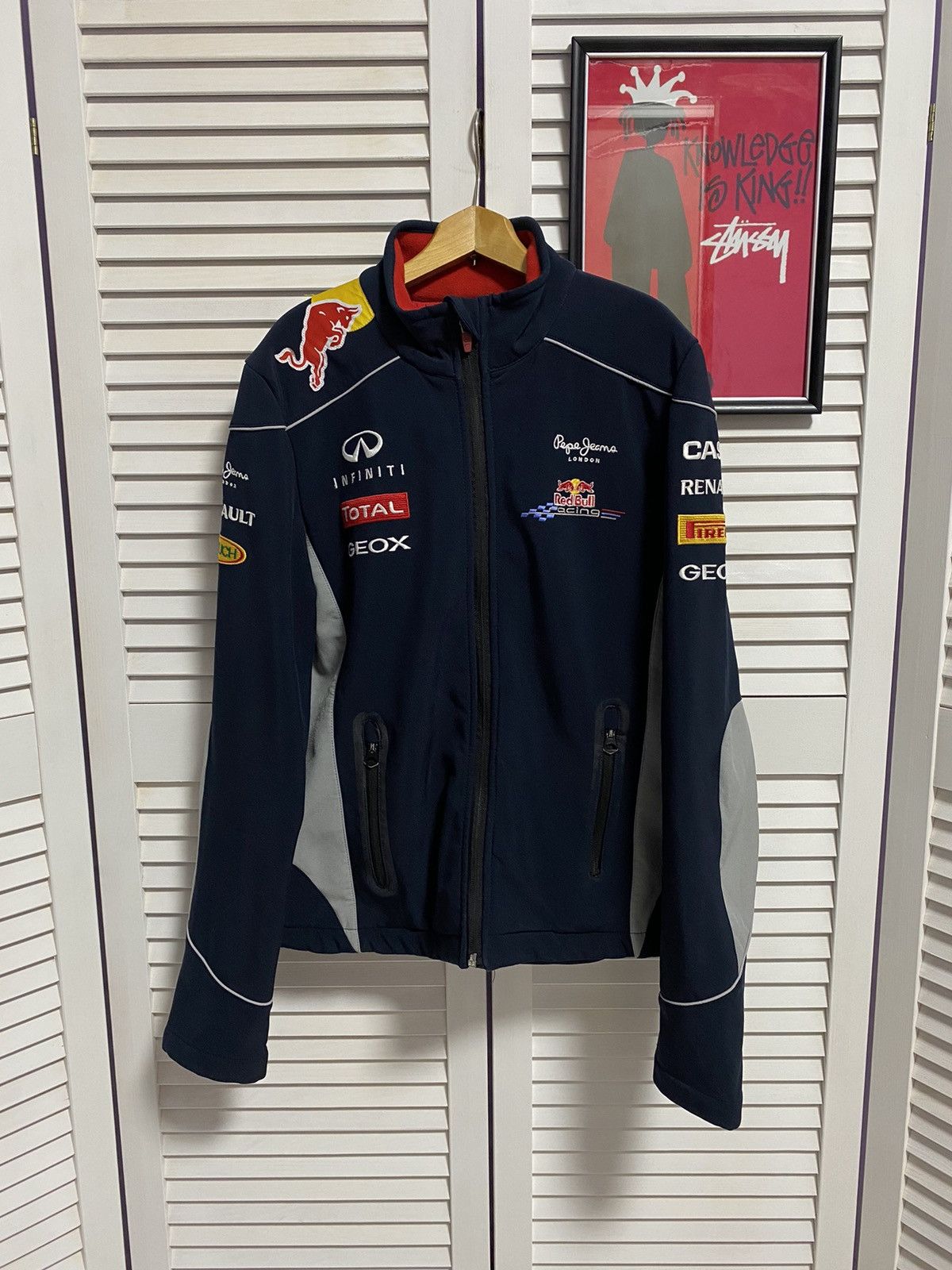 Red Bull Pepe Jeans Racing Jacket Formula F1 RedBull SoftShell Size M / US 6-8 / IT 42-44 - 2 Thumbnail