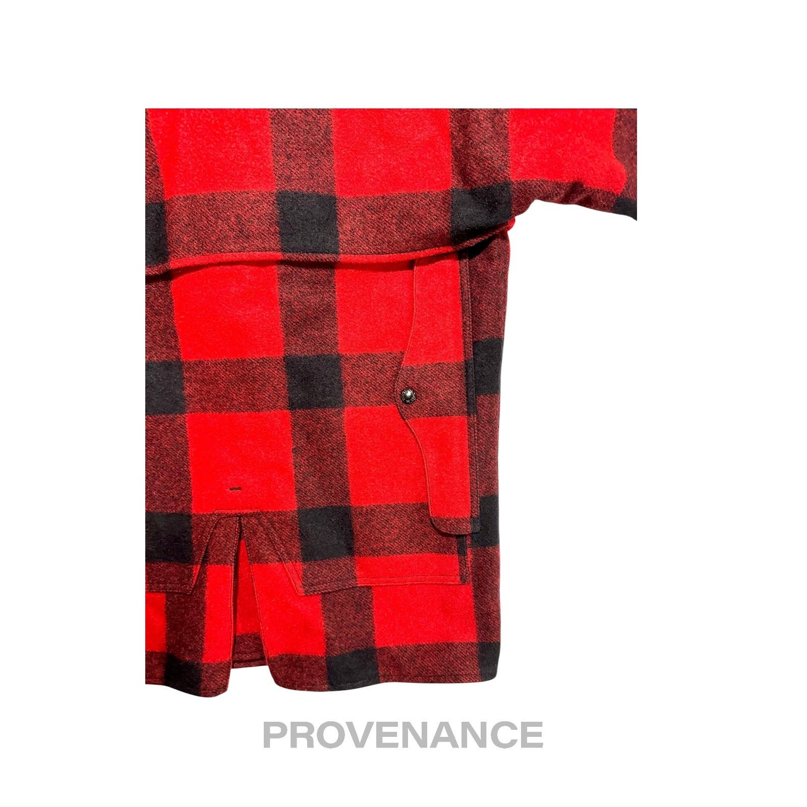 Filson 🔴 Filson Mackinaw Wool Packer Coat Red Black Plaid 38 S Size US S / EU 44-46 / 1 - 10 Thumbnail