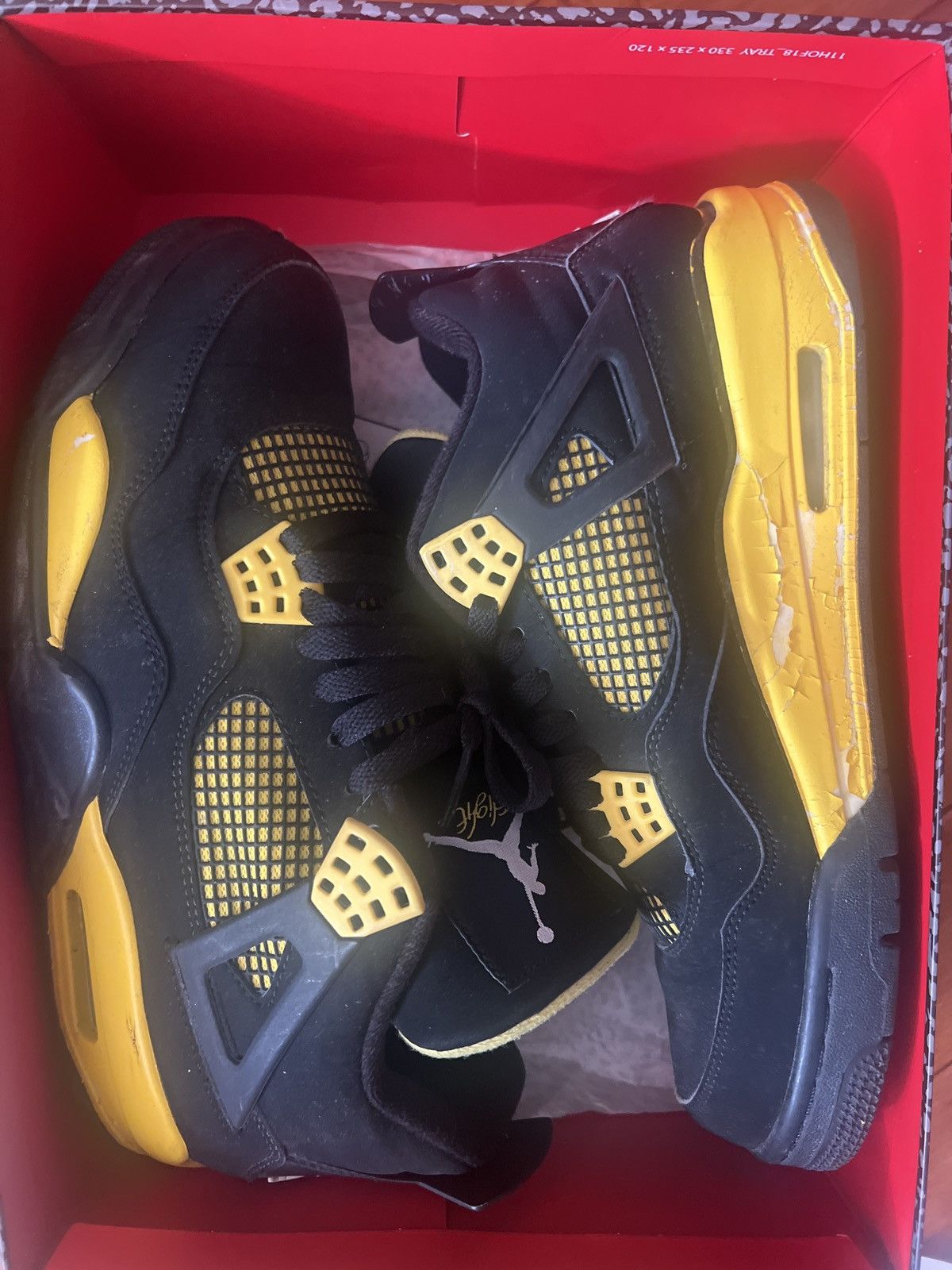 Jordan Brand 2012 thunder jordan 4 Size US 9.5 / EU 42-43 - 5 Thumbnail