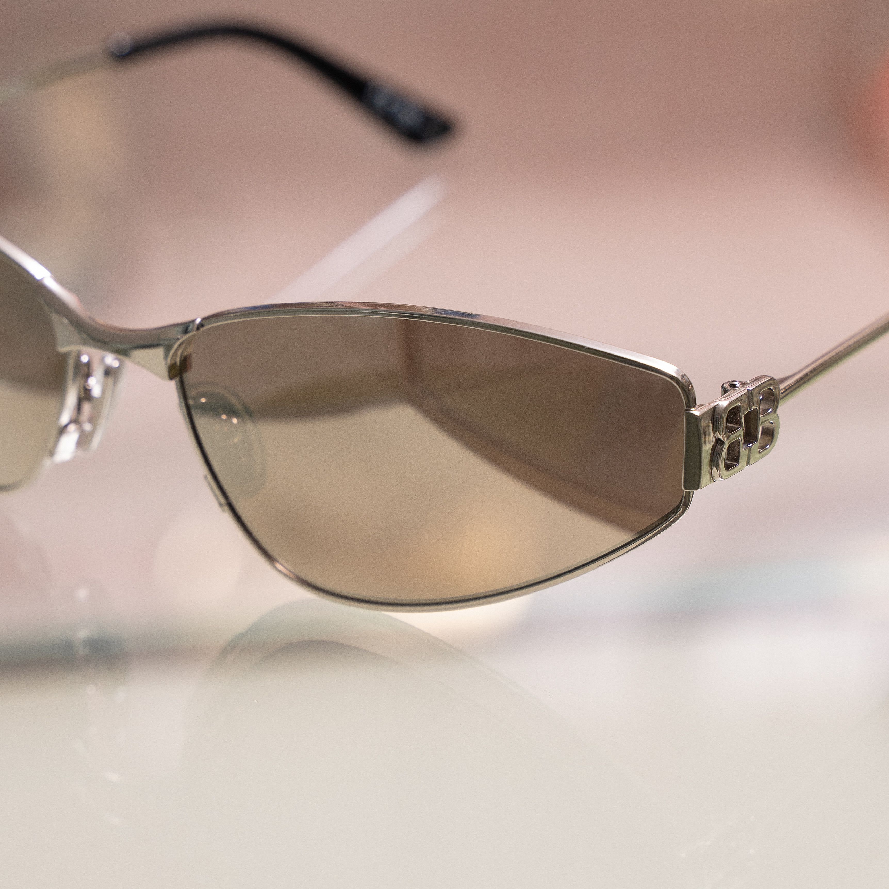 Balenciaga BALENCIAGA BB0335S 006 Sunglasses SILVER Size ONE SIZE - 3 Thumbnail