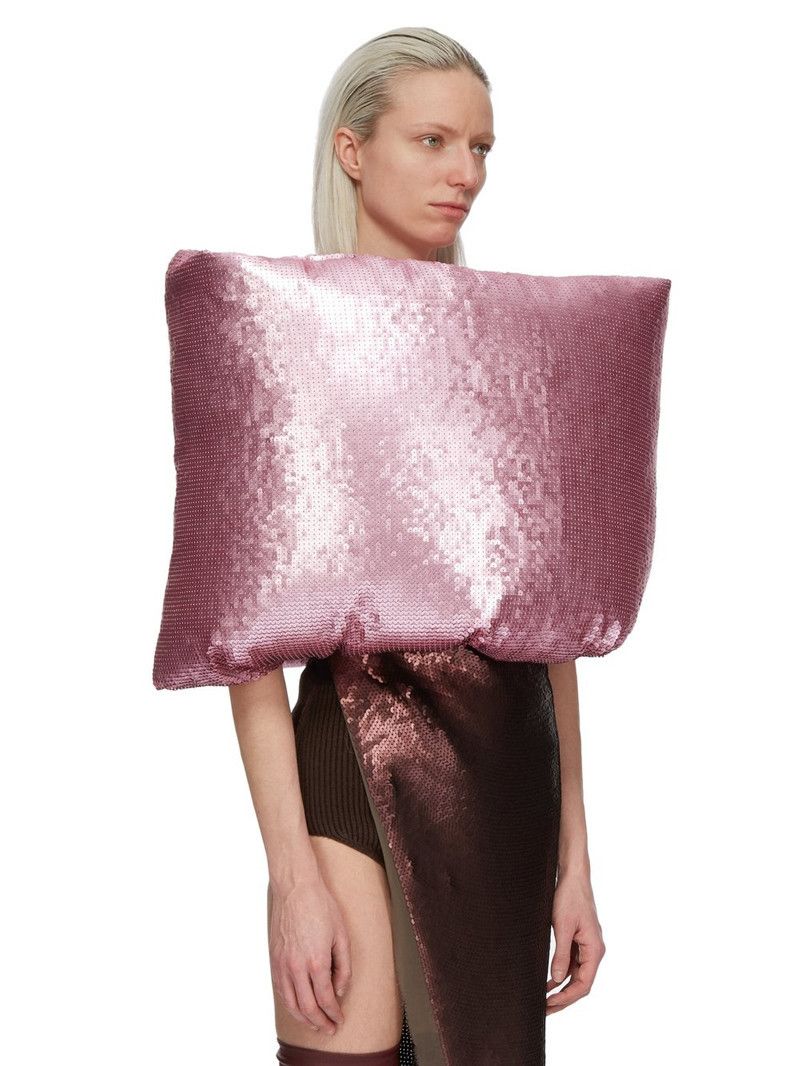 Rick Owens o1y0126 Size : OS / Scarf in Pink Size ONE SIZE - 2 Thumbnail