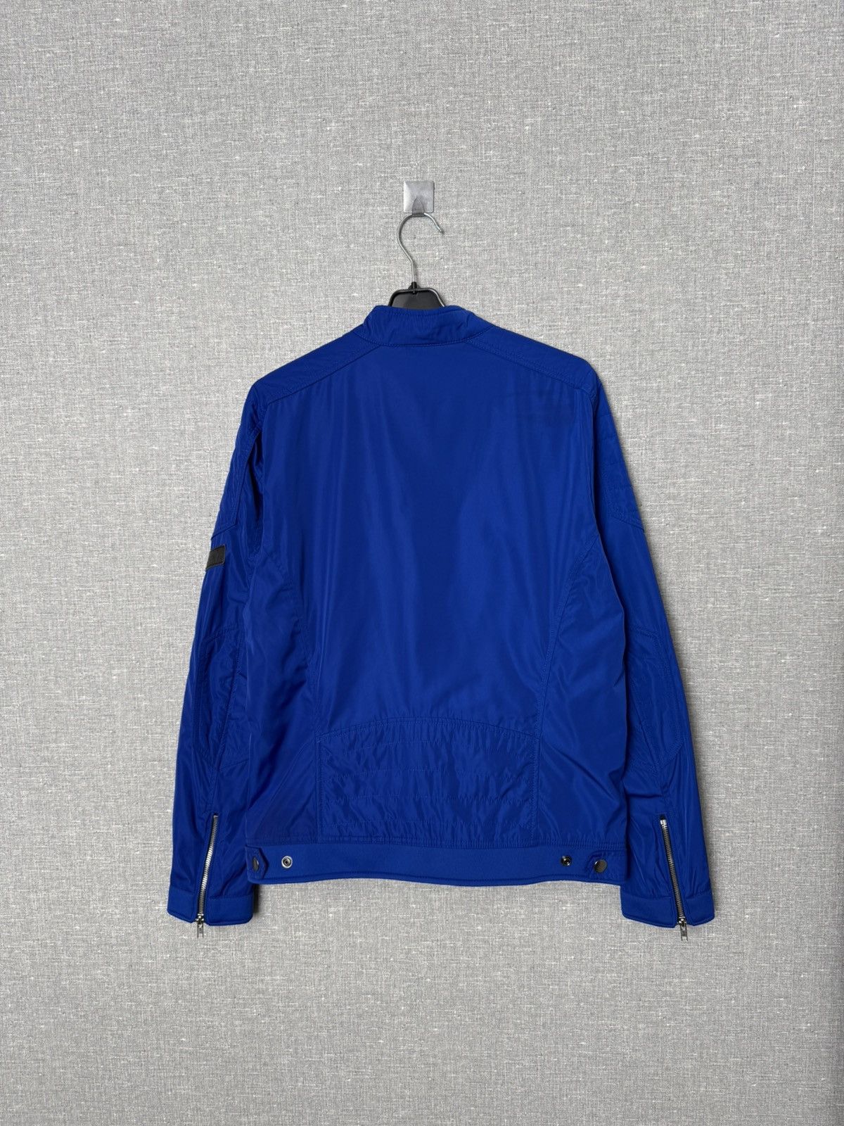 Diesel Diesel Blue Nylon Bomber Jacket Men’s Size M with Logo Patch Size US M / EU 48-50 / 2 - 12 Thumbnail