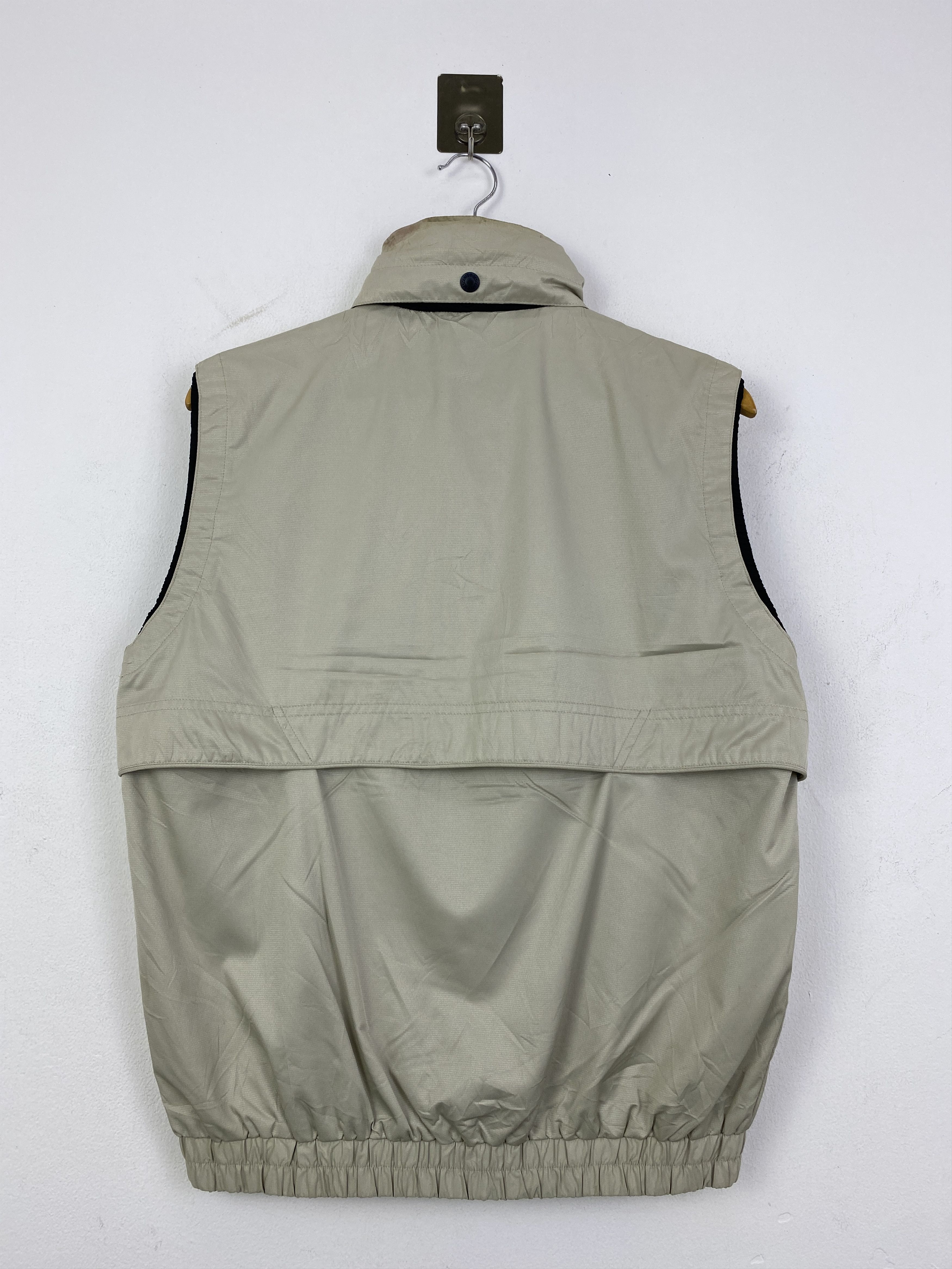 Descente Vintage Descente Golf Beige Windbreaker Vest JA0194 Size US S / EU 44-46 / 1 - 2 Thumbnail