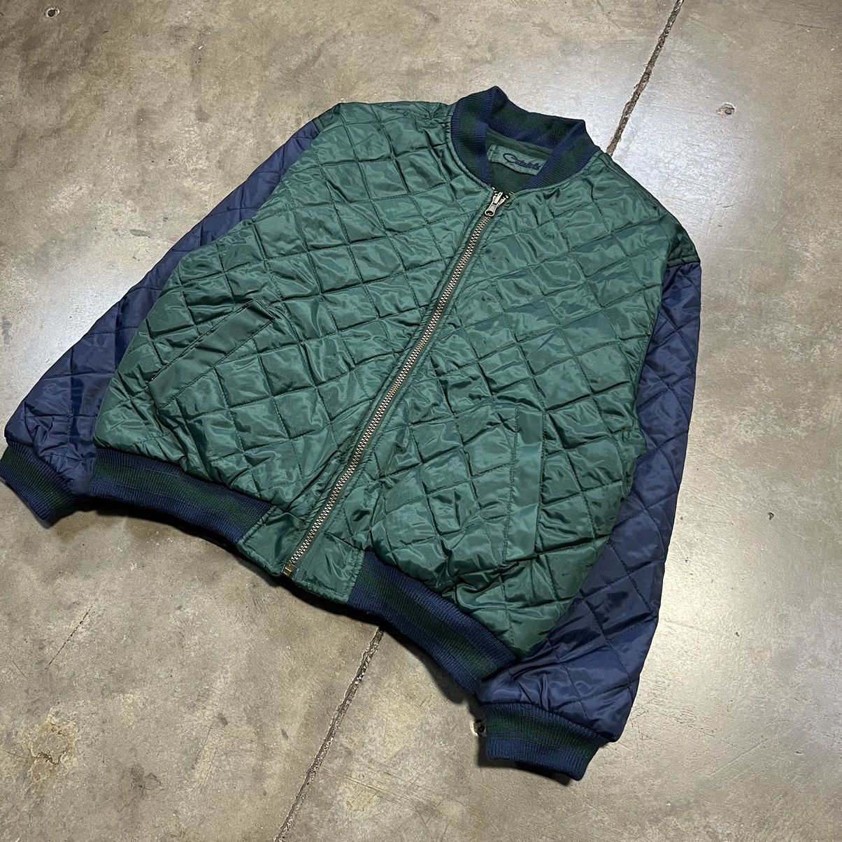 Catalina × Vintage Vintage 90s Catalina Quilted Bomber Jacket Puffer Reversible Size US L / EU 52-54 / 3 - 2 Thumbnail