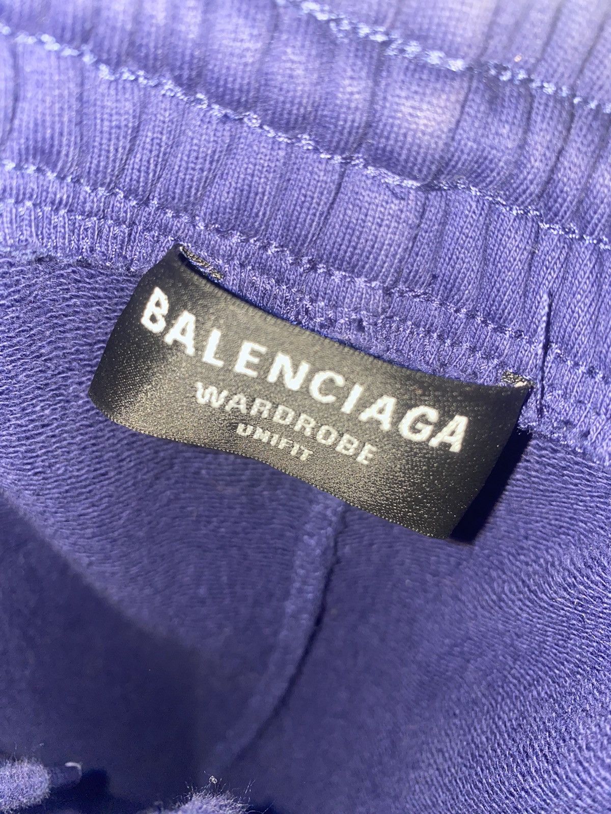 Balenciaga MEN'S POLITICAL CAMPAIGN SWEAT SHORTS IN BLUE Size US 38 / EU 54 - 5 Thumbnail