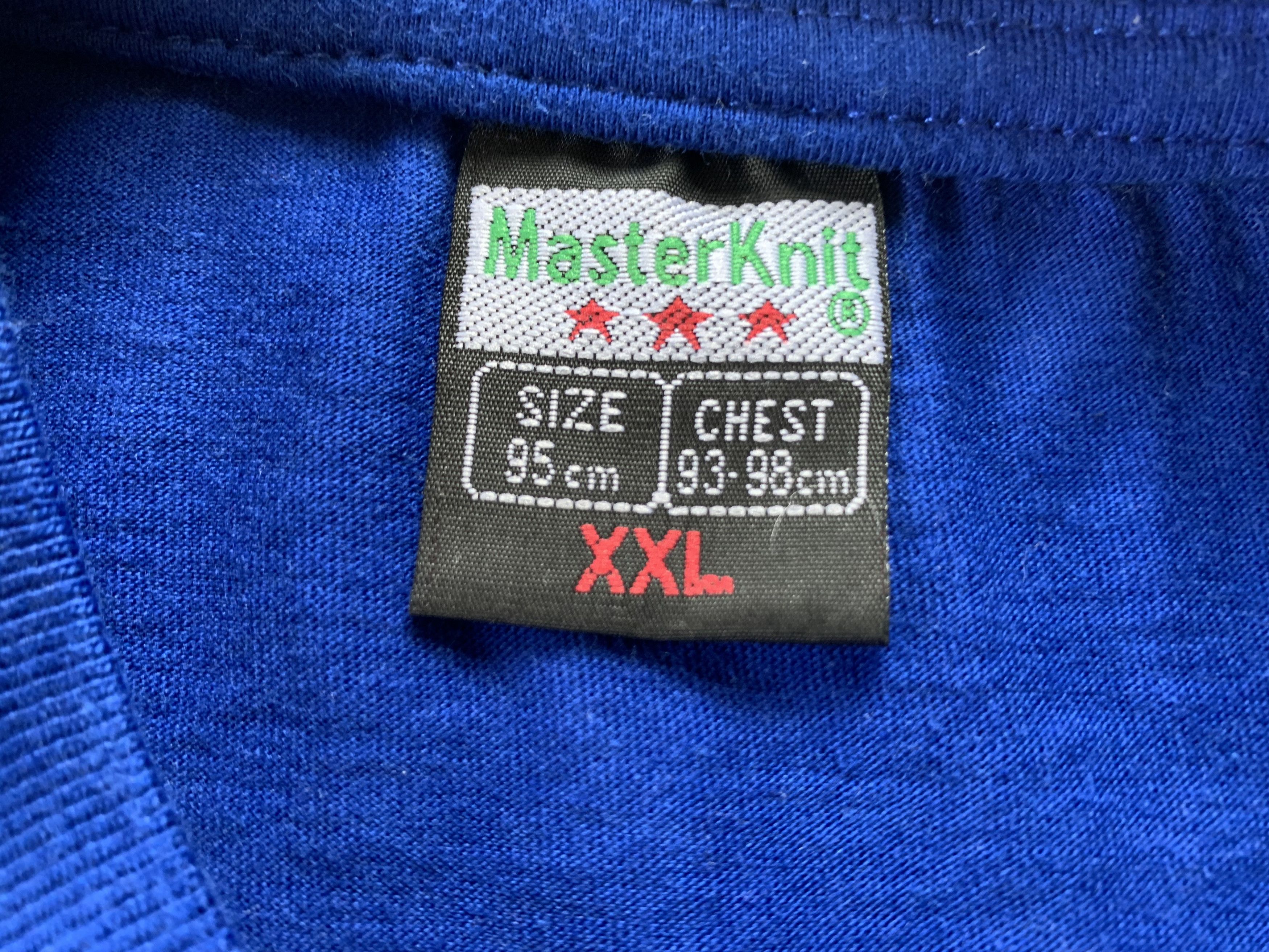 Designer MasterKnit Vintage Africa Blue Printed T-Shirt Size US XXL / EU 58 / 5 - 7 Thumbnail