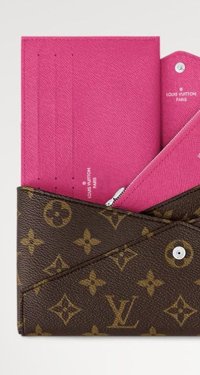 Louis Vuitton Authentic Louis Vuitton NEW Kirigami Card Holder FLUO Pink Size ONE SIZE - 3 Thumbnail