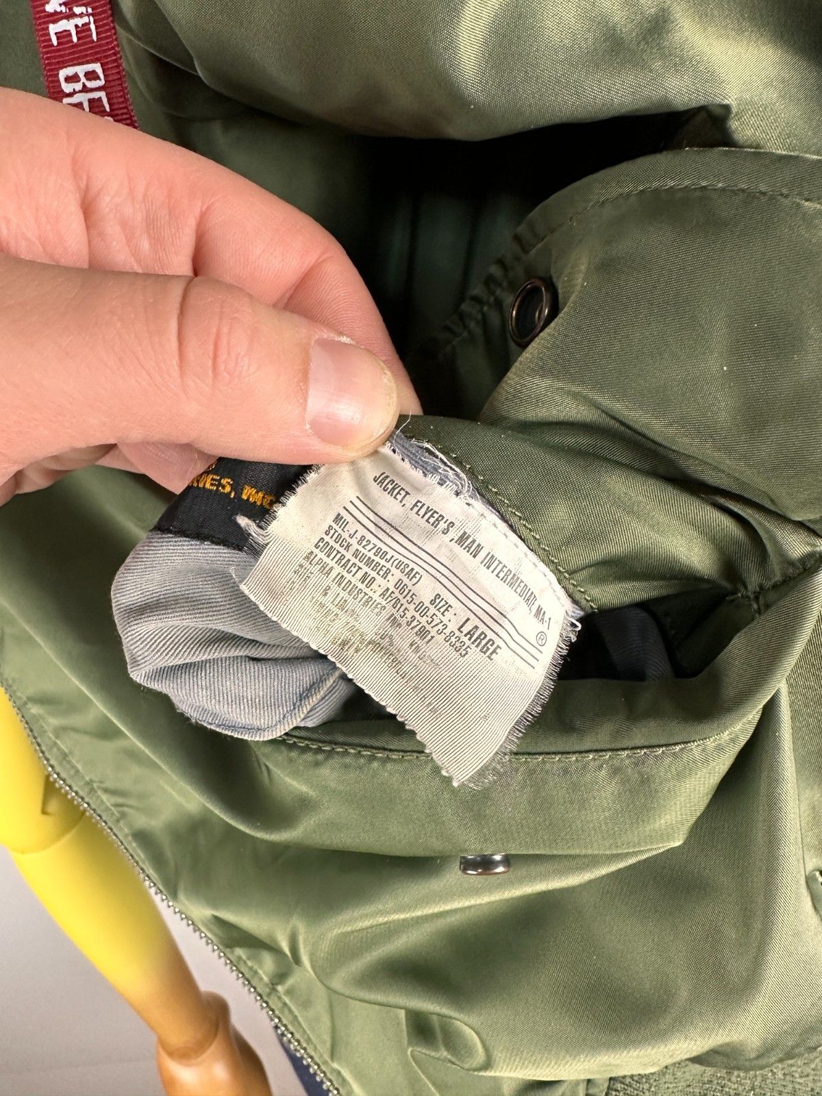 Alpha Industries Alpha Industries MA-1 Flyer Reversible Bomber Jacket L Size US L / EU 52-54 / 3 - 10 Thumbnail