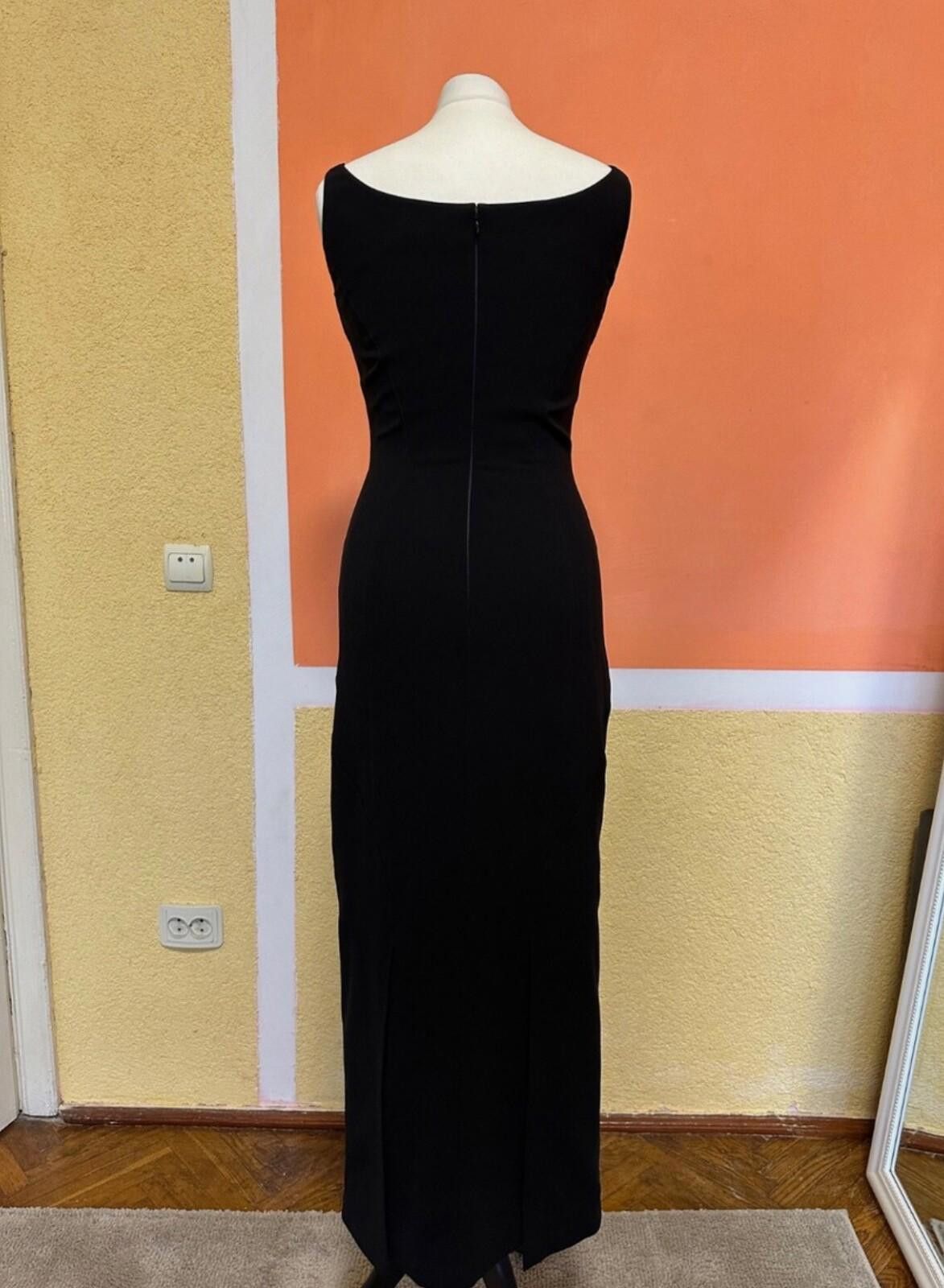 Thierry Mugler ARCHIVE THIERRY MUGLER 2000 Black Maxi Dress Size 42 Size M / US 6-8 / IT 42-44 - 8 Thumbnail