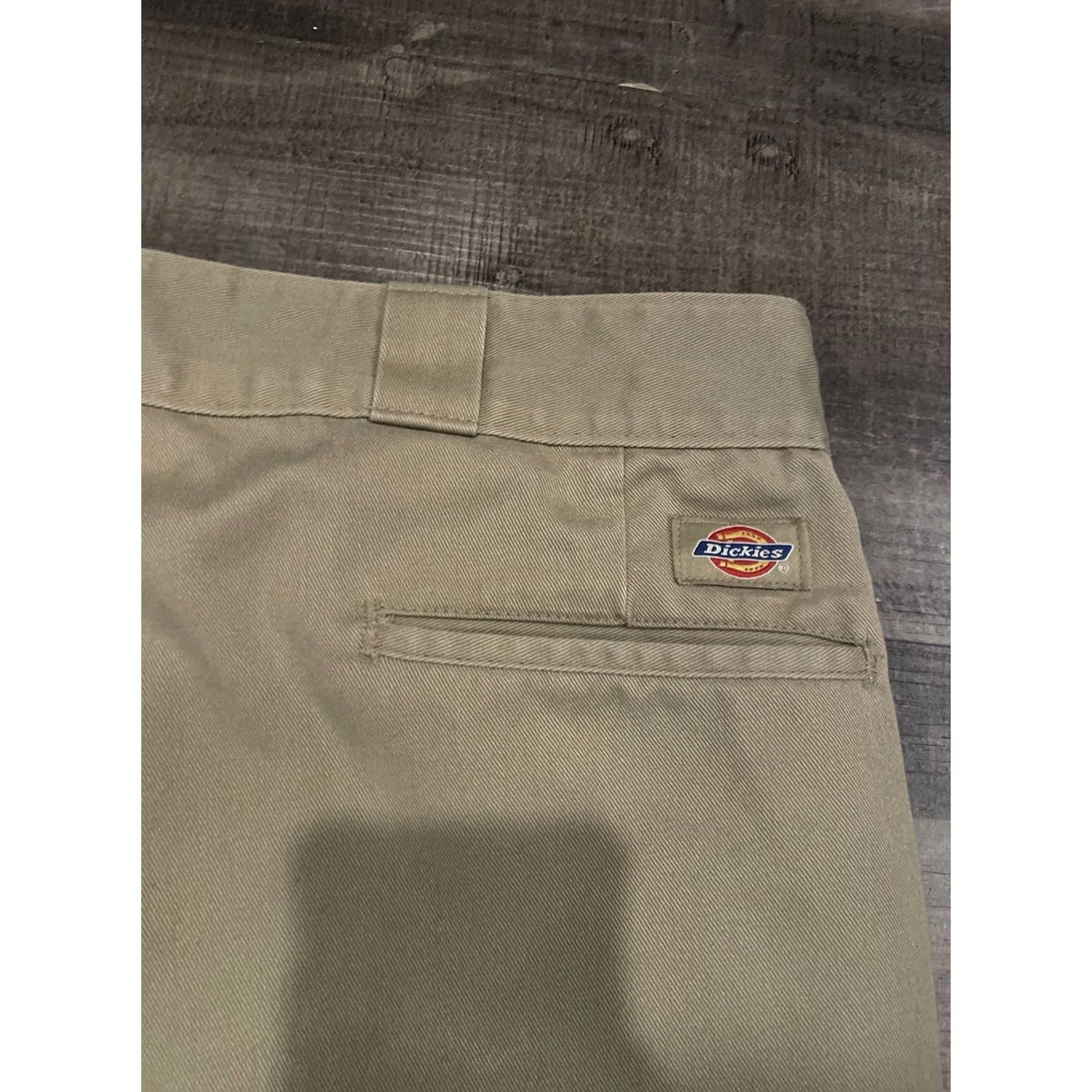 Dickies VINTAGE Dickies 874 Pants Work Pants 36 X 29 Beige USA Slim Straight 80s 90s Skater Men Mens Size US 36 / EU 52 - 3 Thumbnail