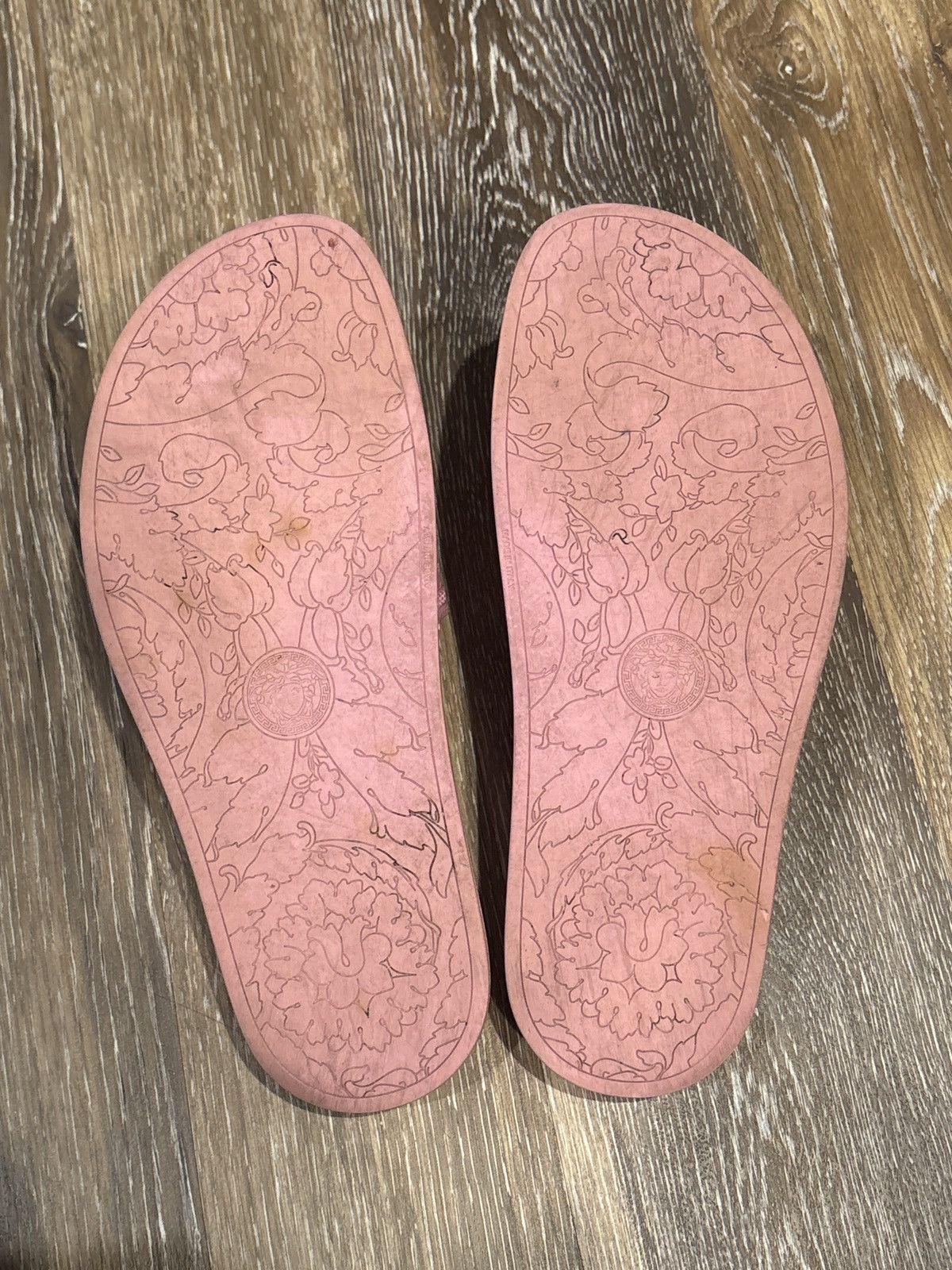 Versace Versace Pink Medusa Slides Size US 9 / IT 39 - 2 Thumbnail