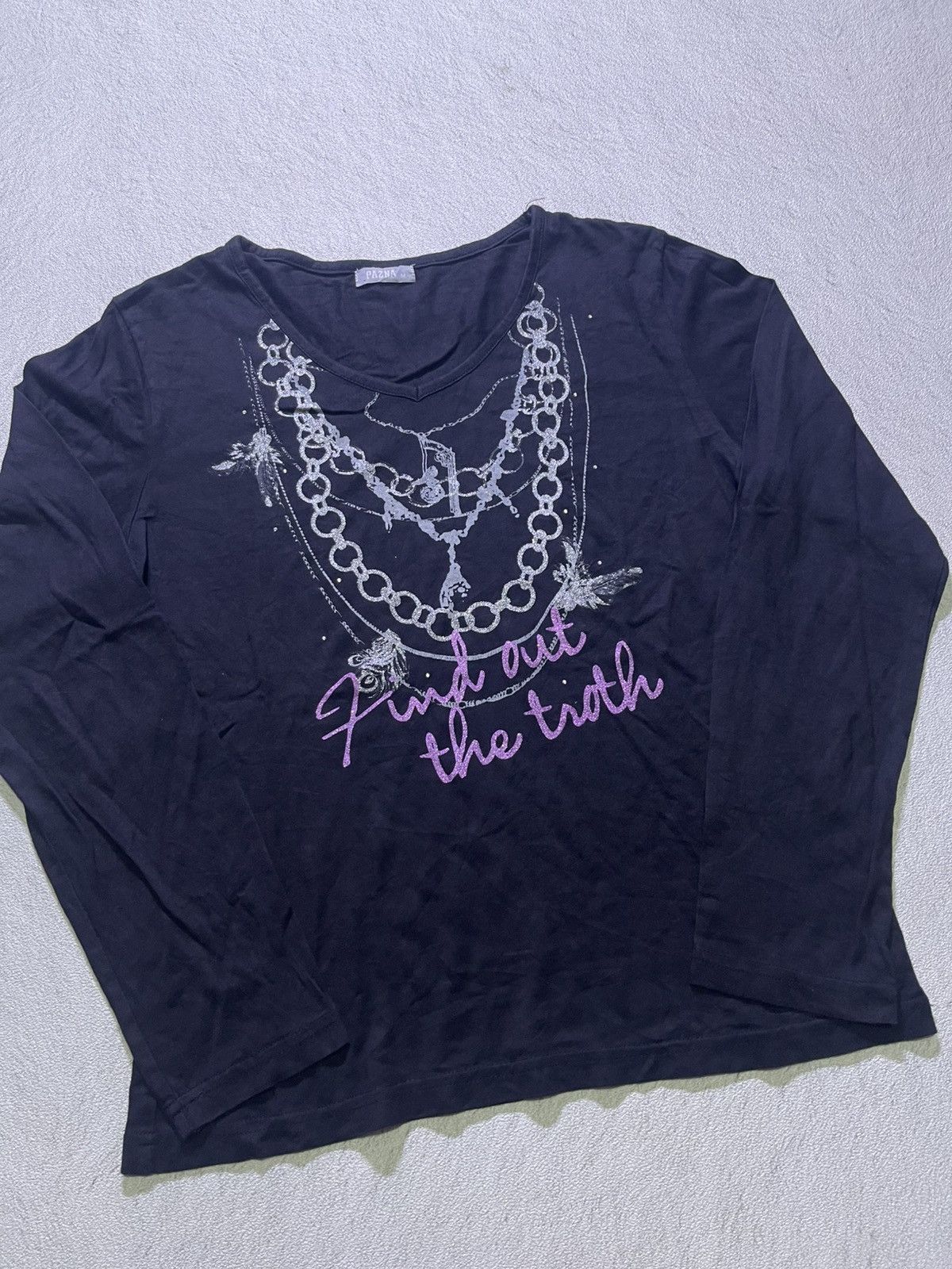 Japanese Brand Y2K PAZNA long sleeve tshirt Size US S / EU 44-46 / 1 - 2 Thumbnail