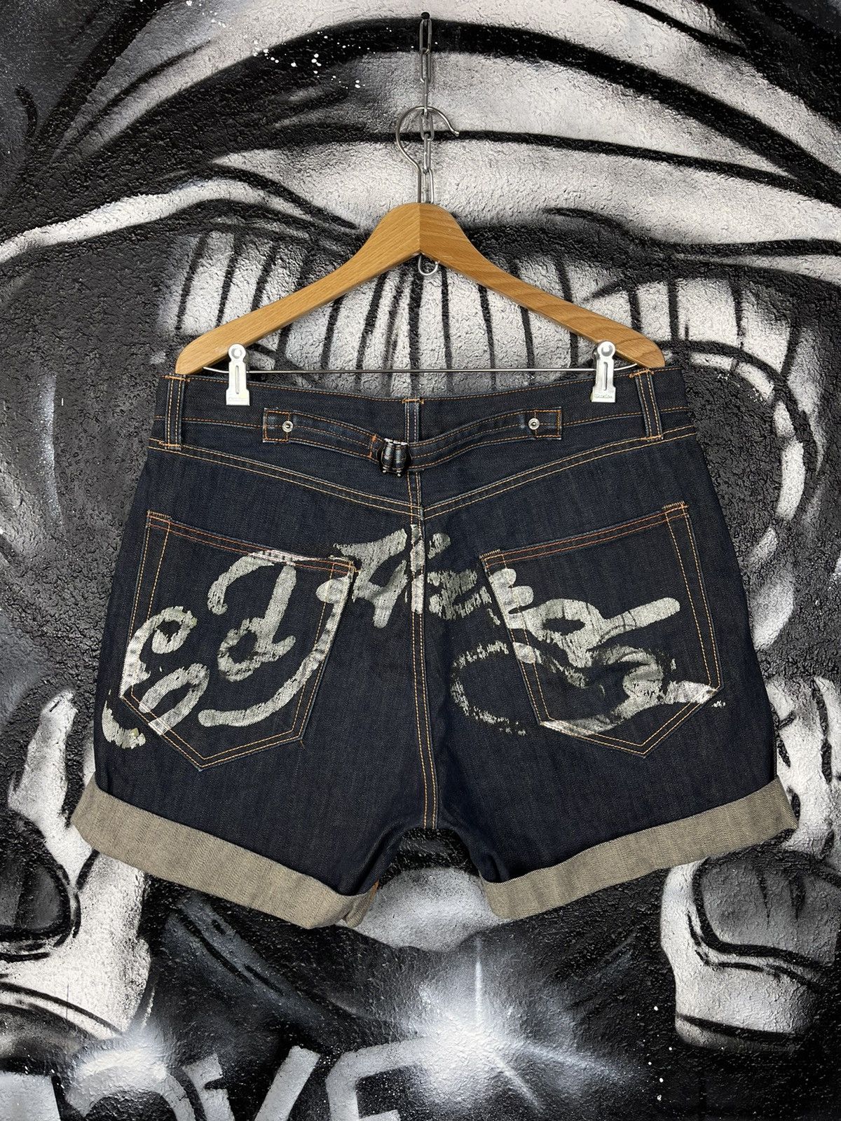Ed Hardy Ed Hardy by Christian Audigier Jeans Shorts Size 36 Size US 36 / EU 52 - 8 Thumbnail