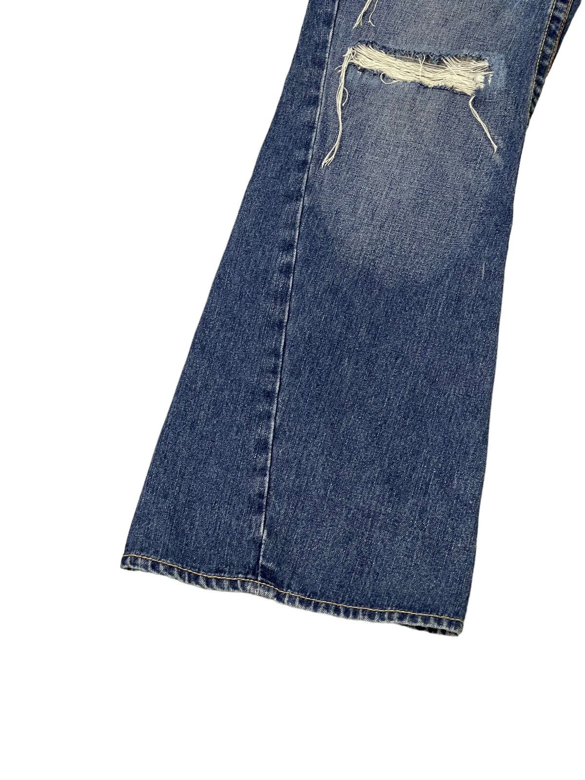 Japanese Brand Flare Jeans True Religion USA Distres Low Rise Boot Cut 7🟦1 Size US 30 / EU 46 - 5 Thumbnail